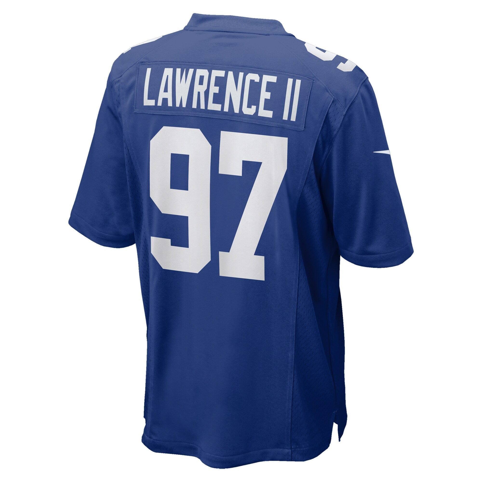Men's Nike Dexter Lawrence II Royal New York Giants Team Game Player Jersey