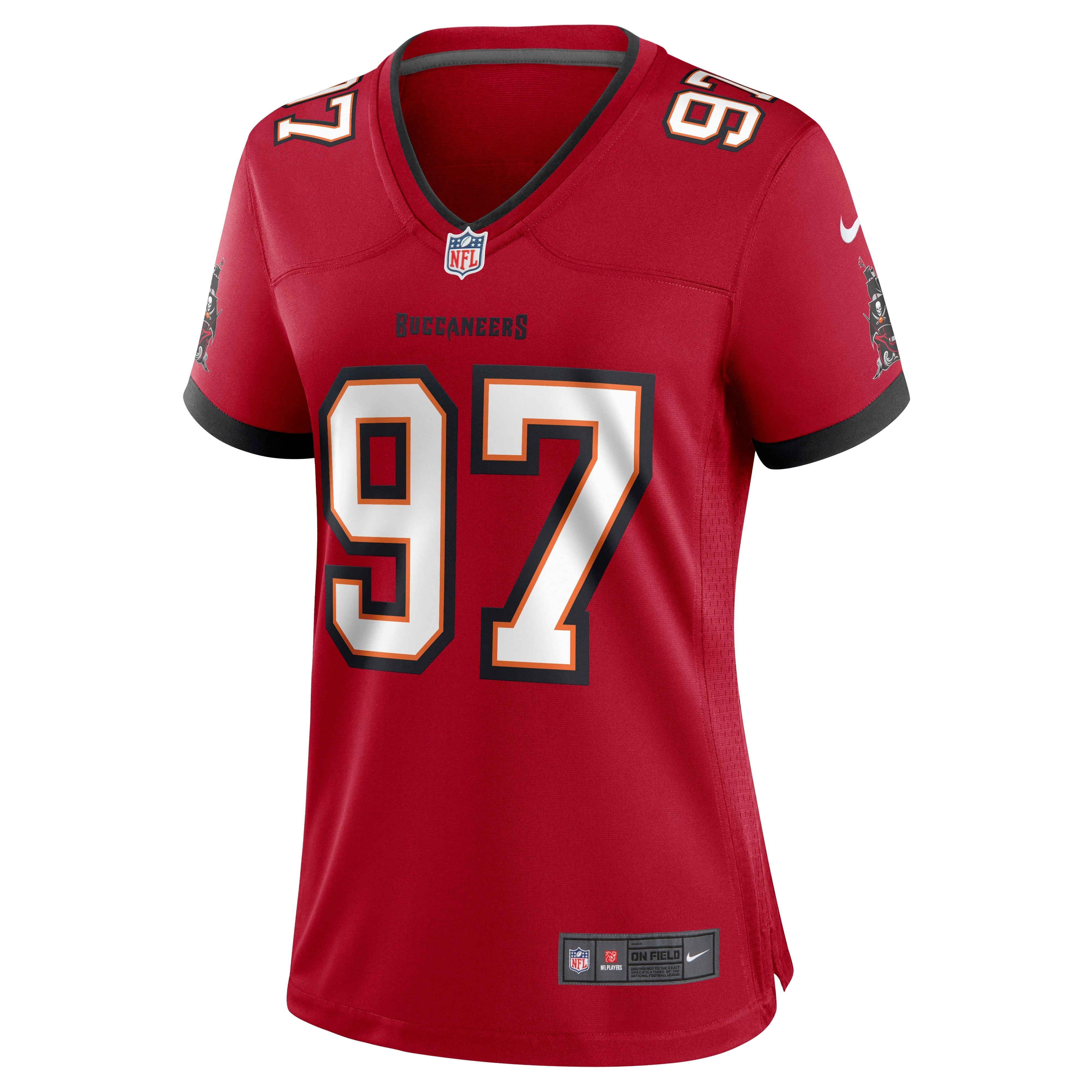Women's Nike Zach Triner Red Tampa Bay Buccaneers Game Jersey