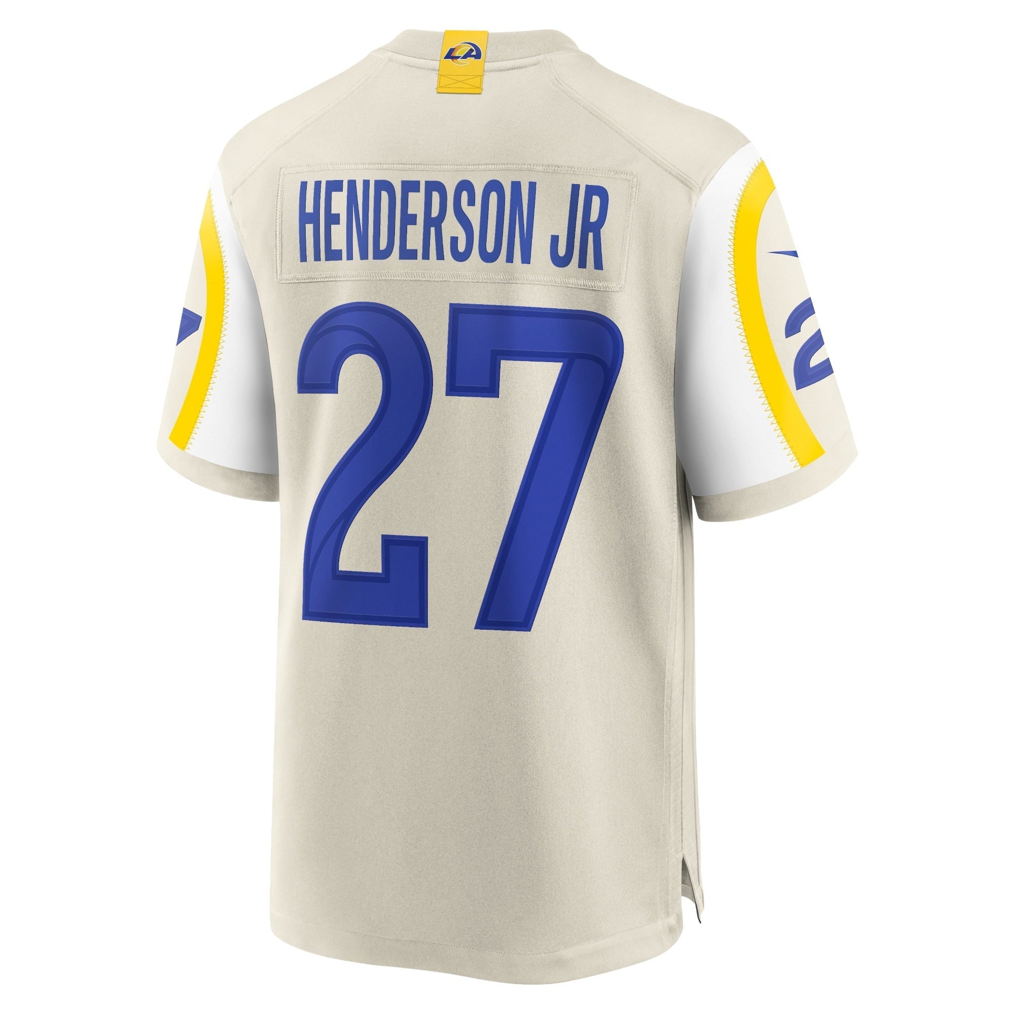 Men's Nike Darrell Henderson Jr. Bone Los Angeles Rams Player Game Jersey