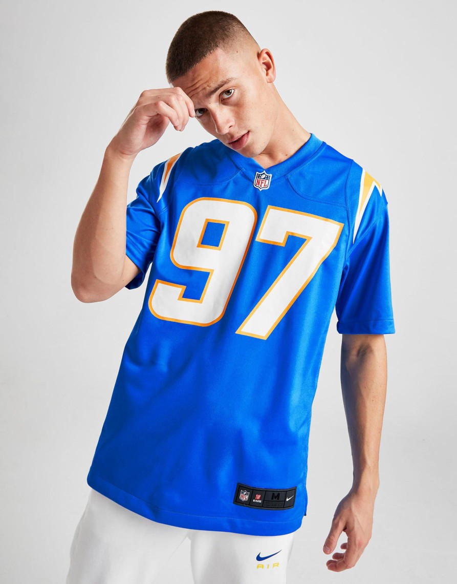 Outlet Nike NFL LA Chargers Bosa #97 Game Jersey Blå S