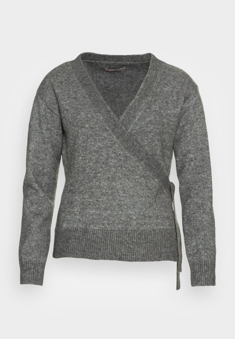 Outlet Anna Field LOOSE FIT WRAP – Jersey De Punto – Mottled Dark Grey, Mujer L