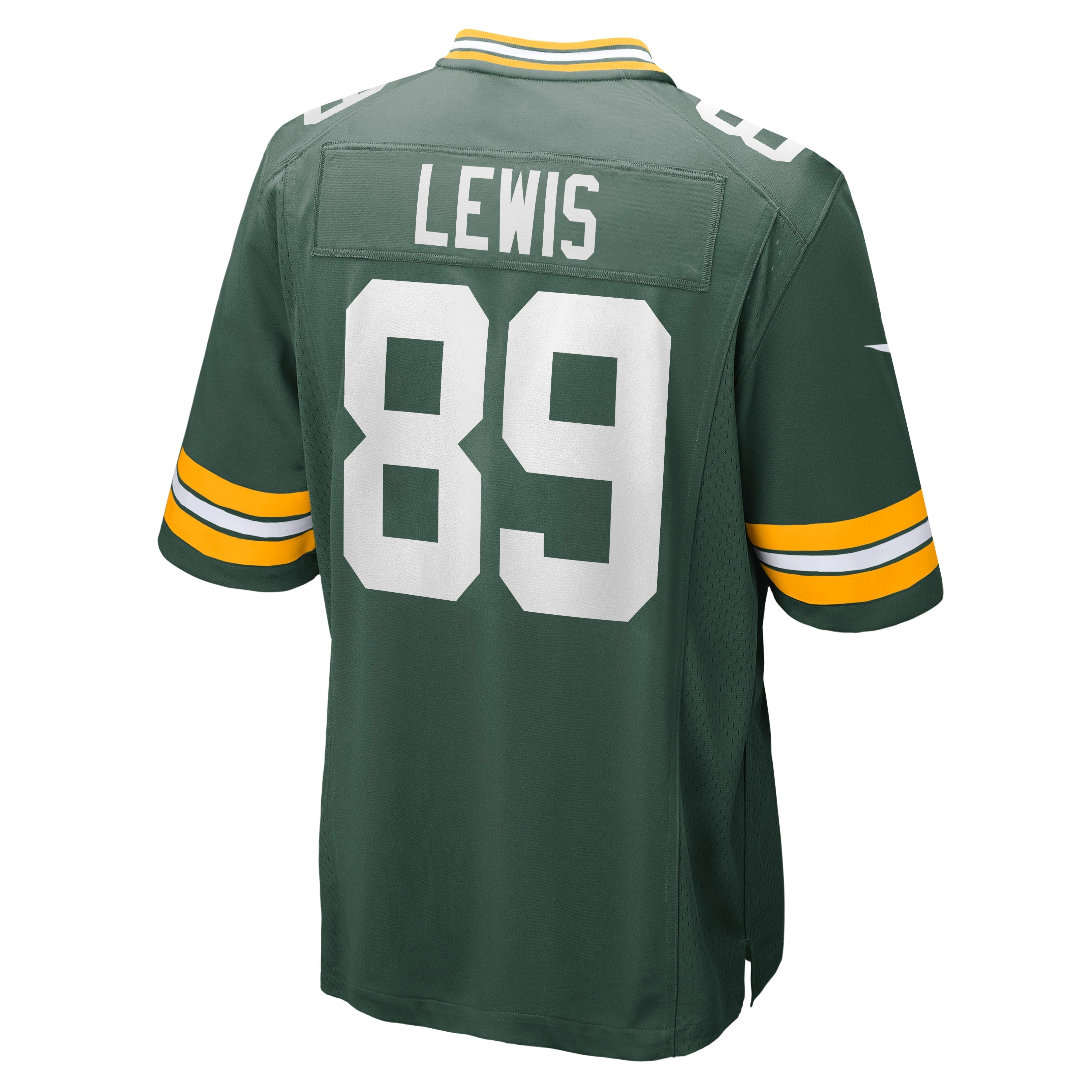Men's Nike Marcedes Lewis Green Green Bay Packers Game Jersey