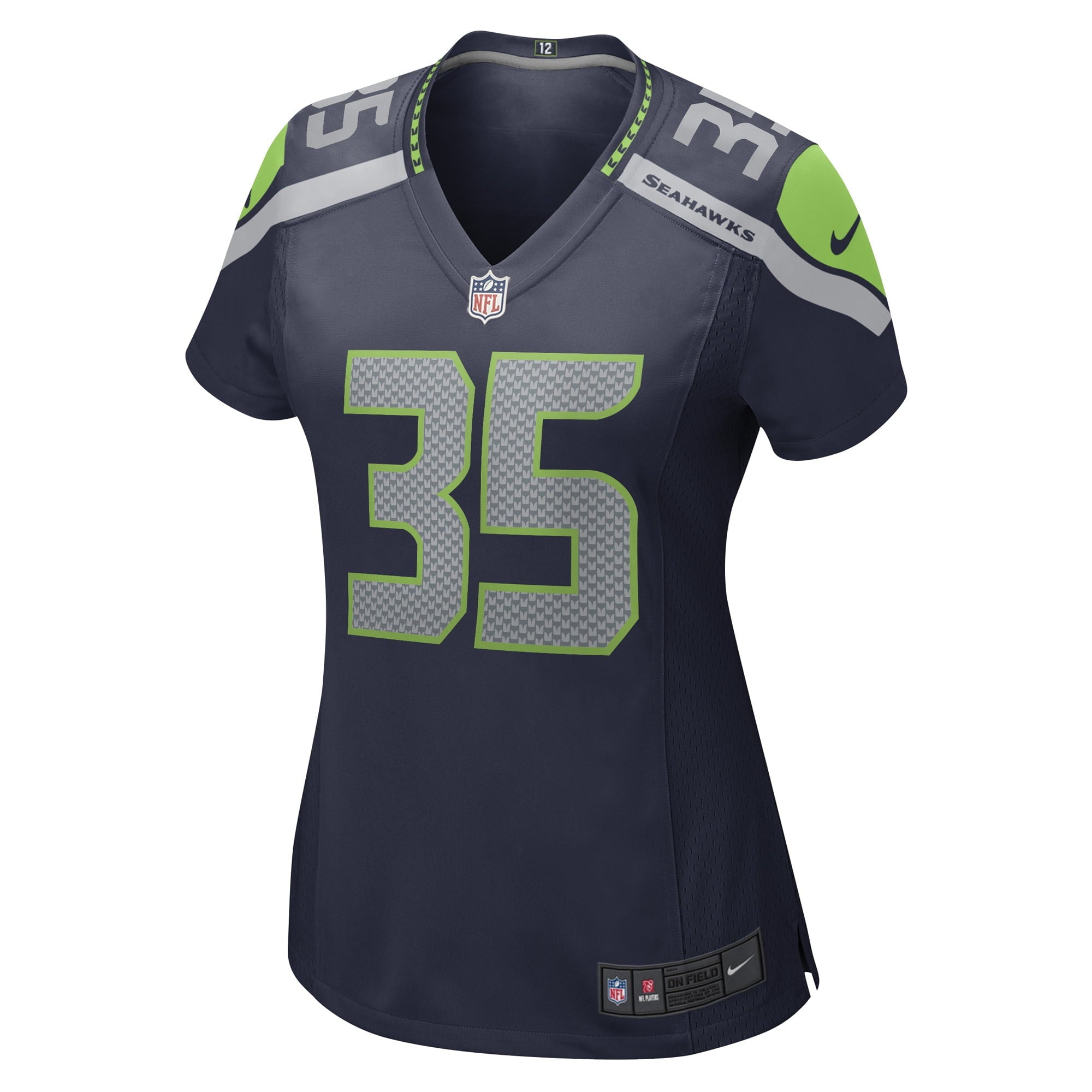 Women's Nike Joey Blount College Navy Seattle Seahawks Game Player Jersey