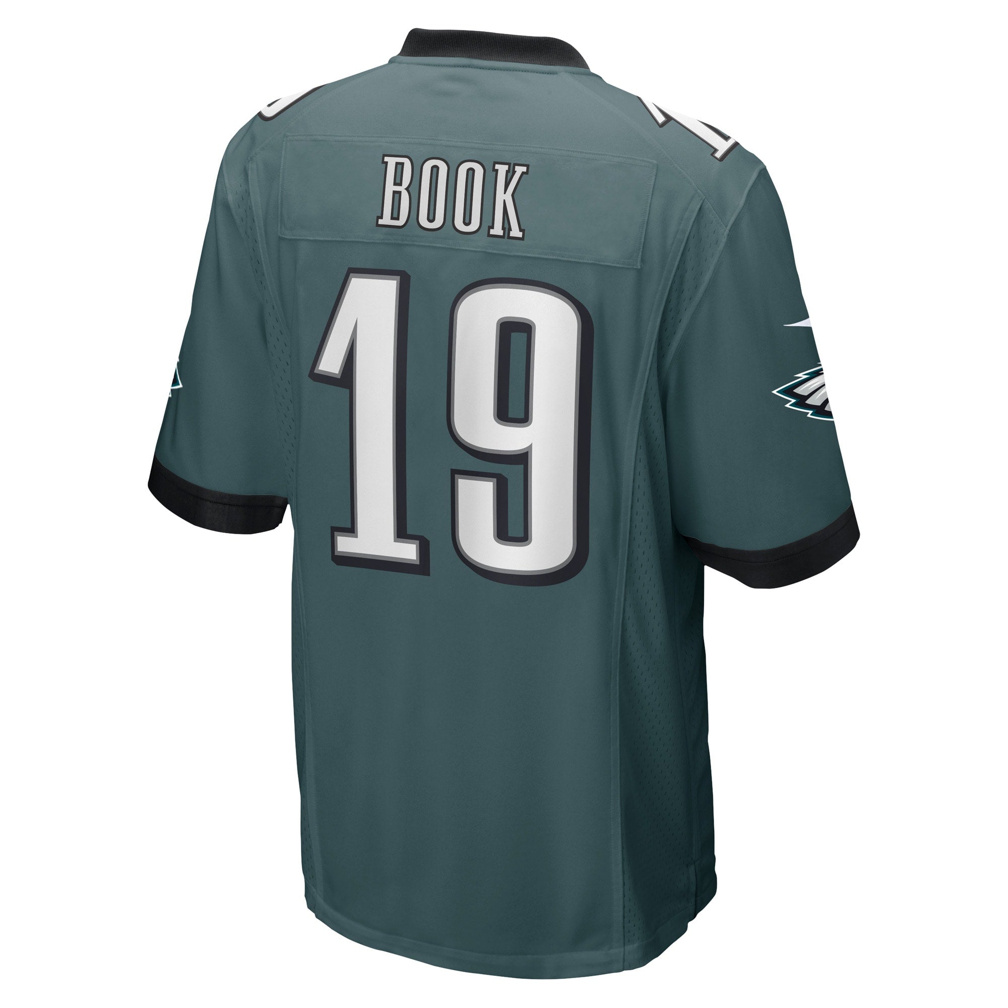 Men's Nike Ian Book Midnight Green Philadelphia Eagles Game Player Jersey