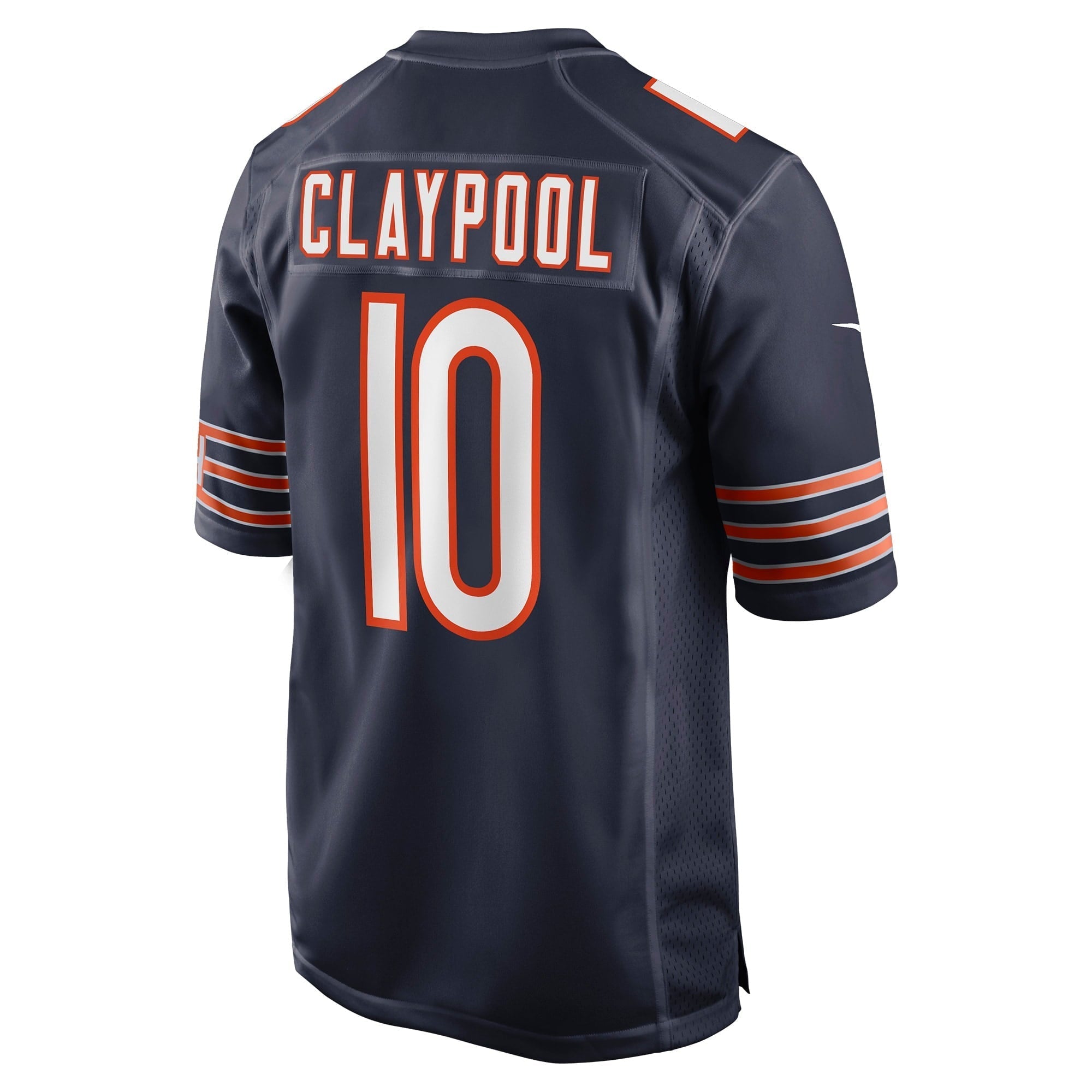 Men's Nike Chase Claypool Navy Chicago Bears Game Player Jersey