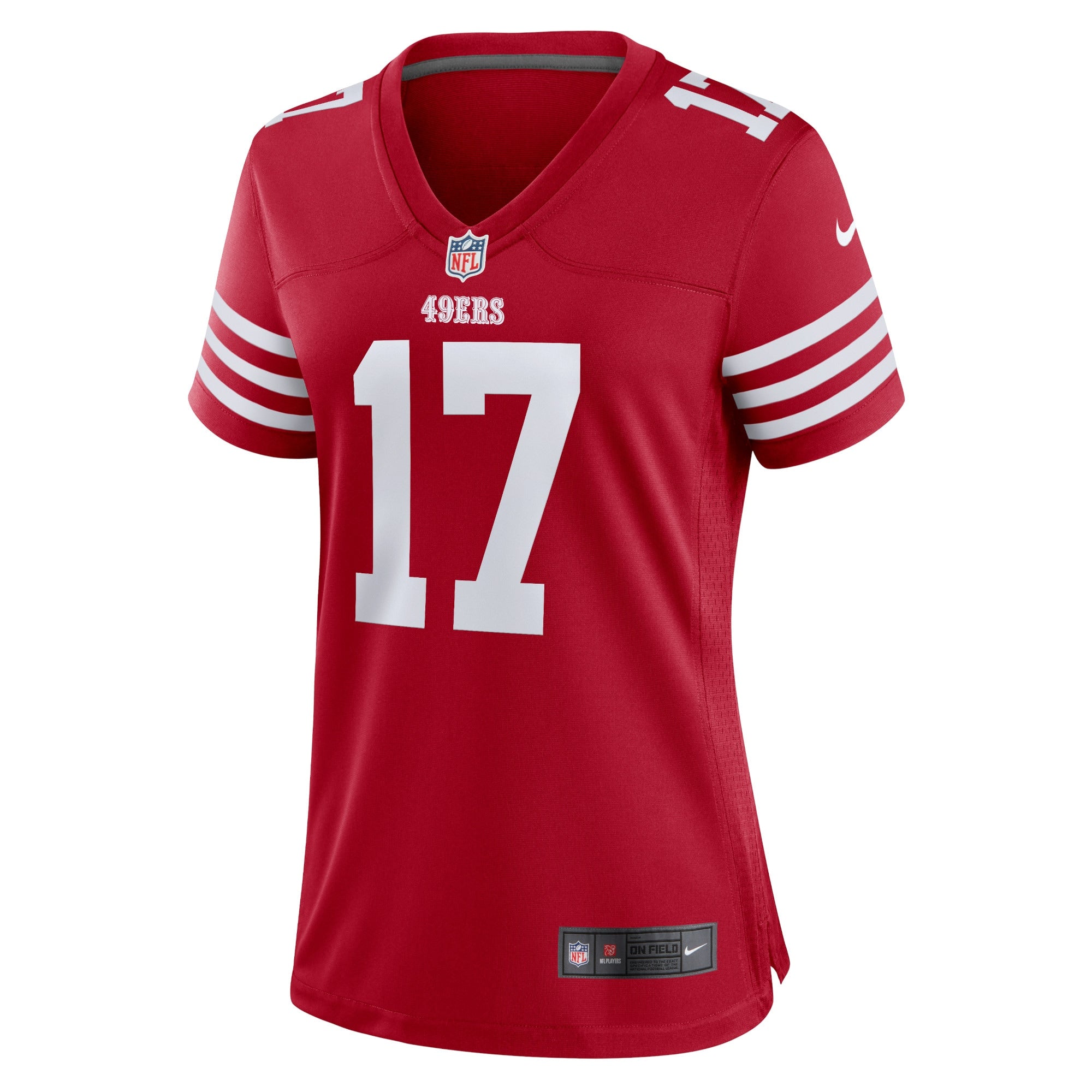 Women's Nike Josh Johnson Scarlet San Francisco 49ers Home Game Player Jersey