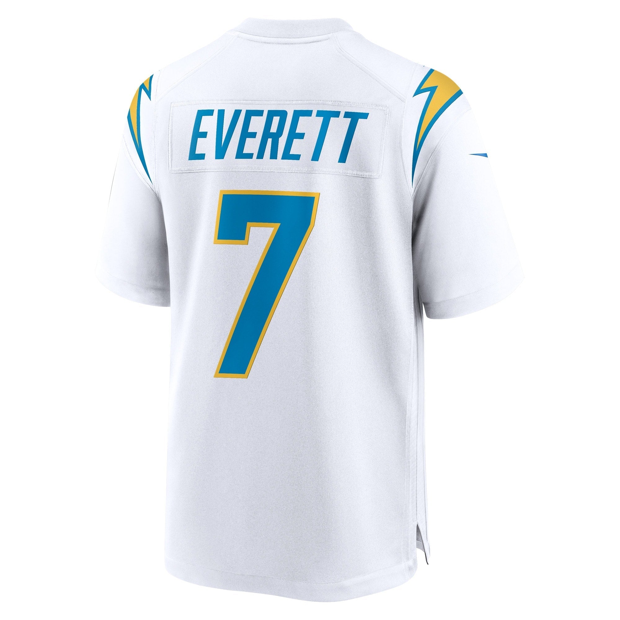Men's Nike Gerald Everett White Los Angeles Chargers Game Player Jersey