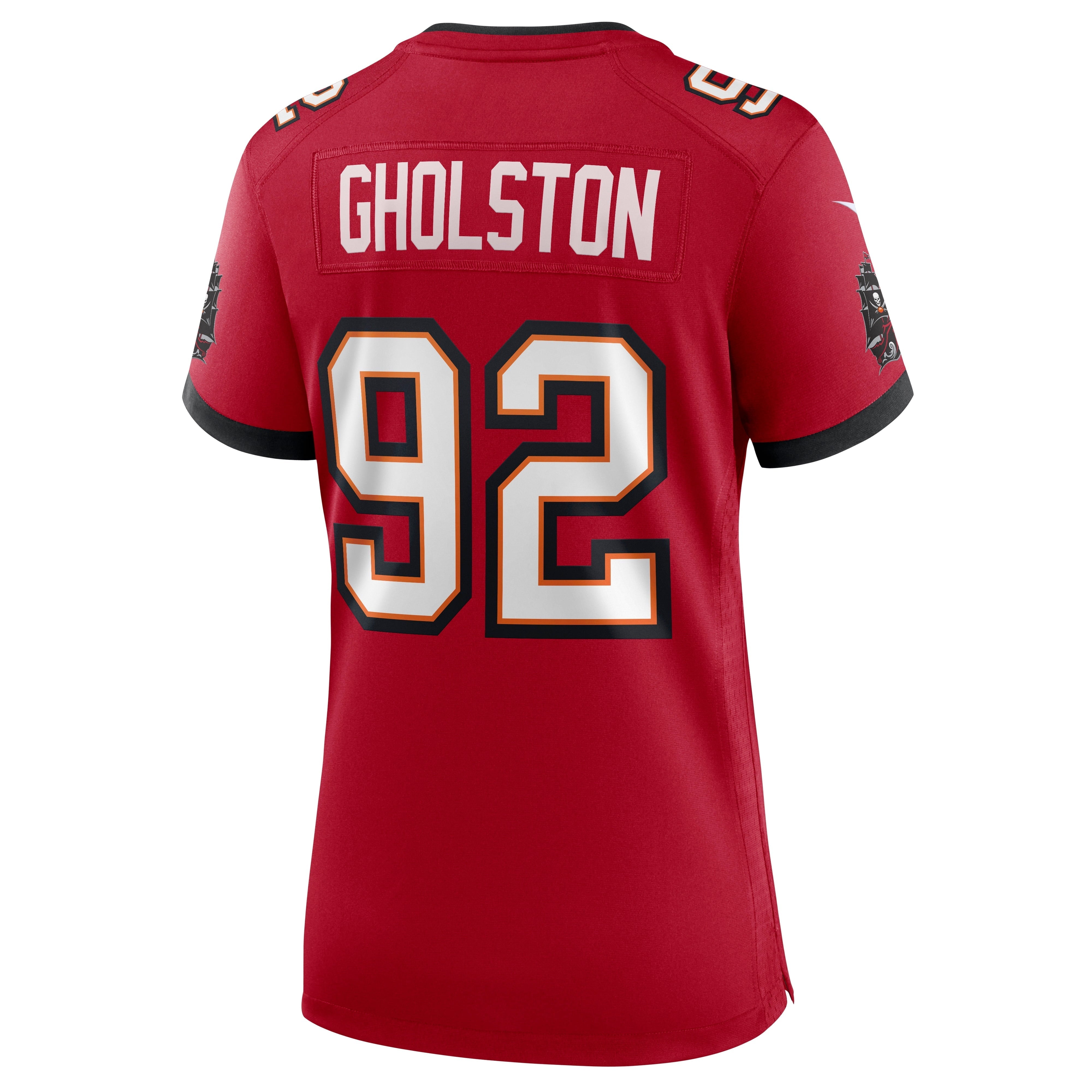 Women's Nike William Gholston Red Tampa Bay Buccaneers Game Jersey