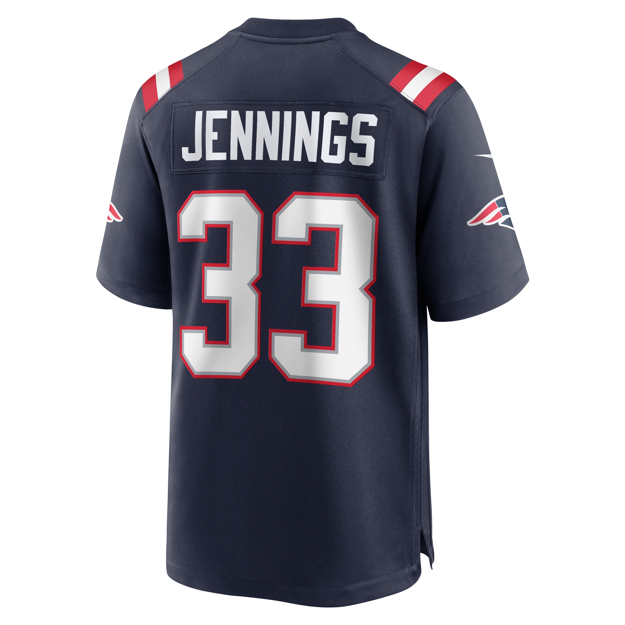 Anfernee Jennings New England Patriots Nike Team Game Jersey -  Navy