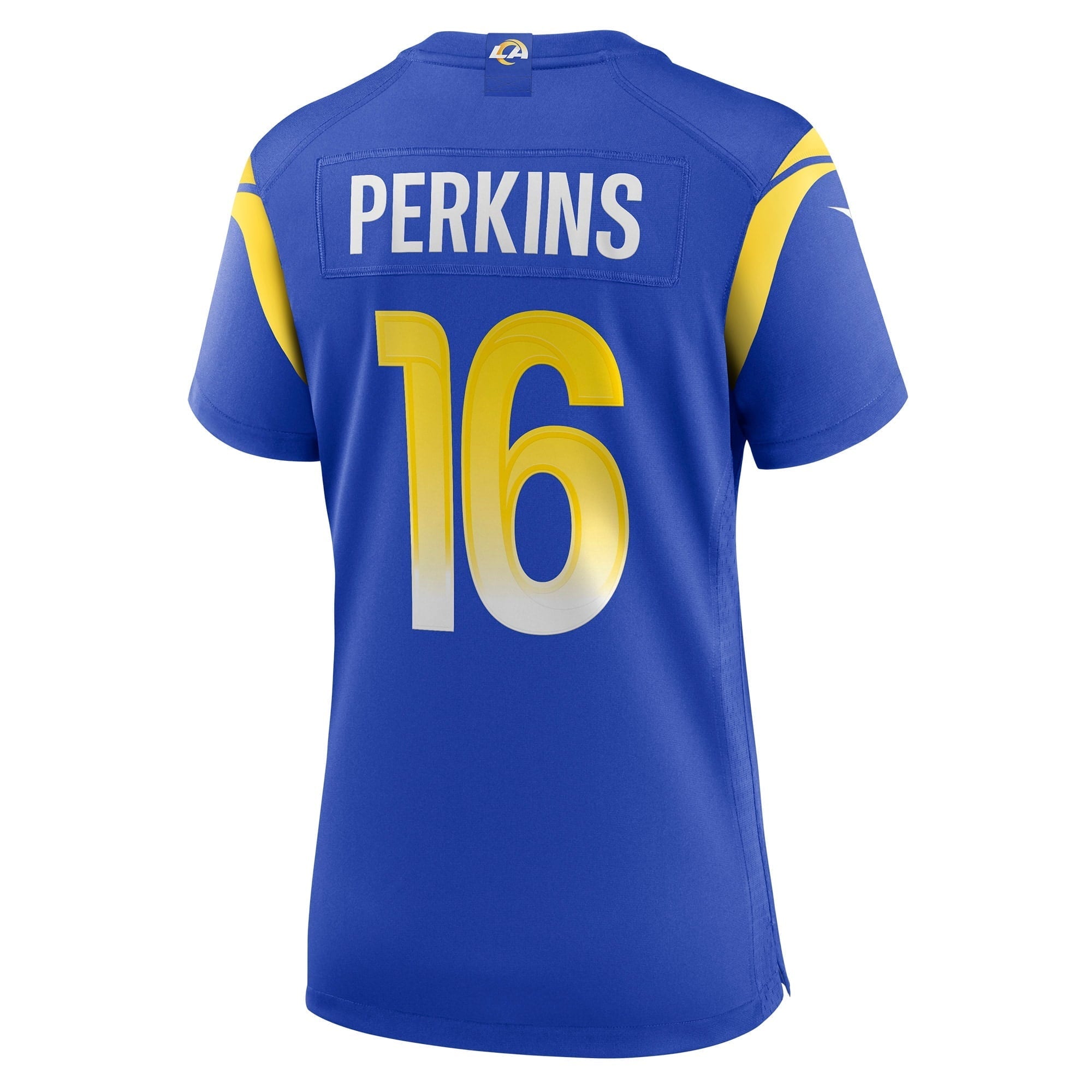 Women's Nike Bryce Perkins Royal Los Angeles Rams Game Player Jersey