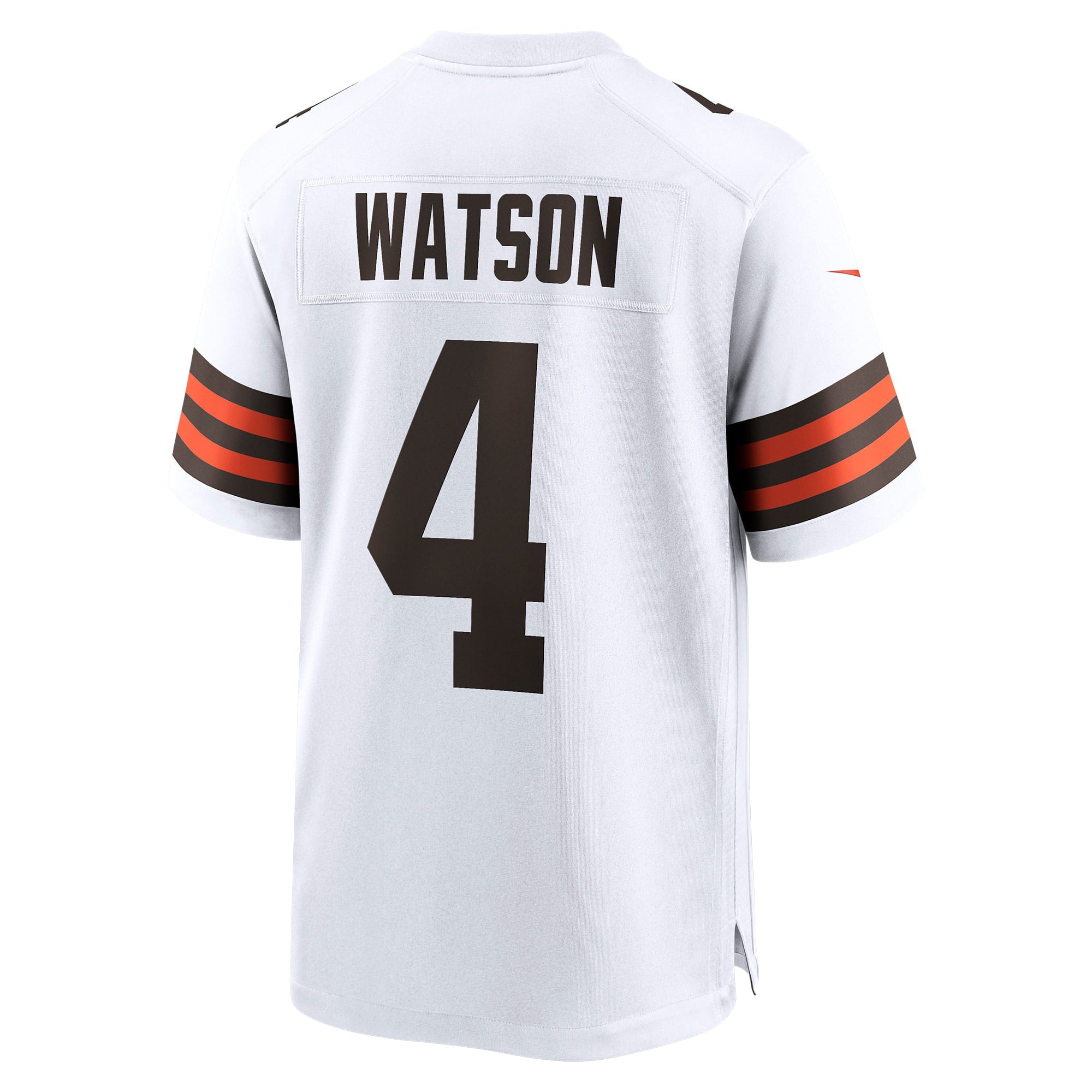 Men's Nike Deshaun Watson White Cleveland Browns Game Jersey