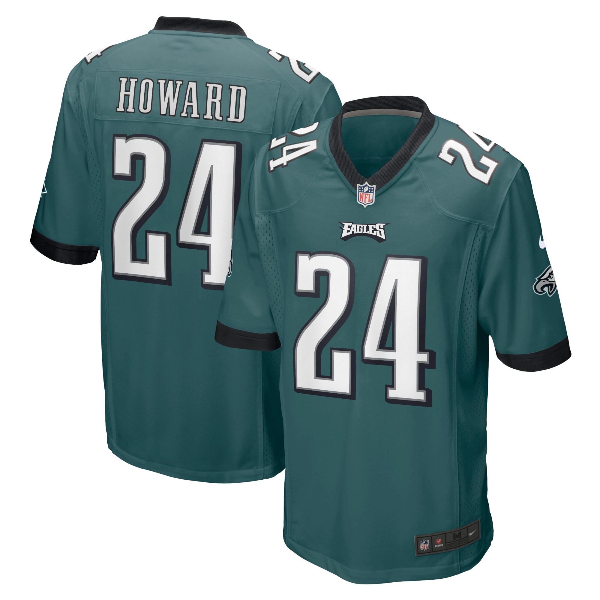 Jordans Howard Philadelphia Eagles Nike Game Player Jersey - Midnight Green
