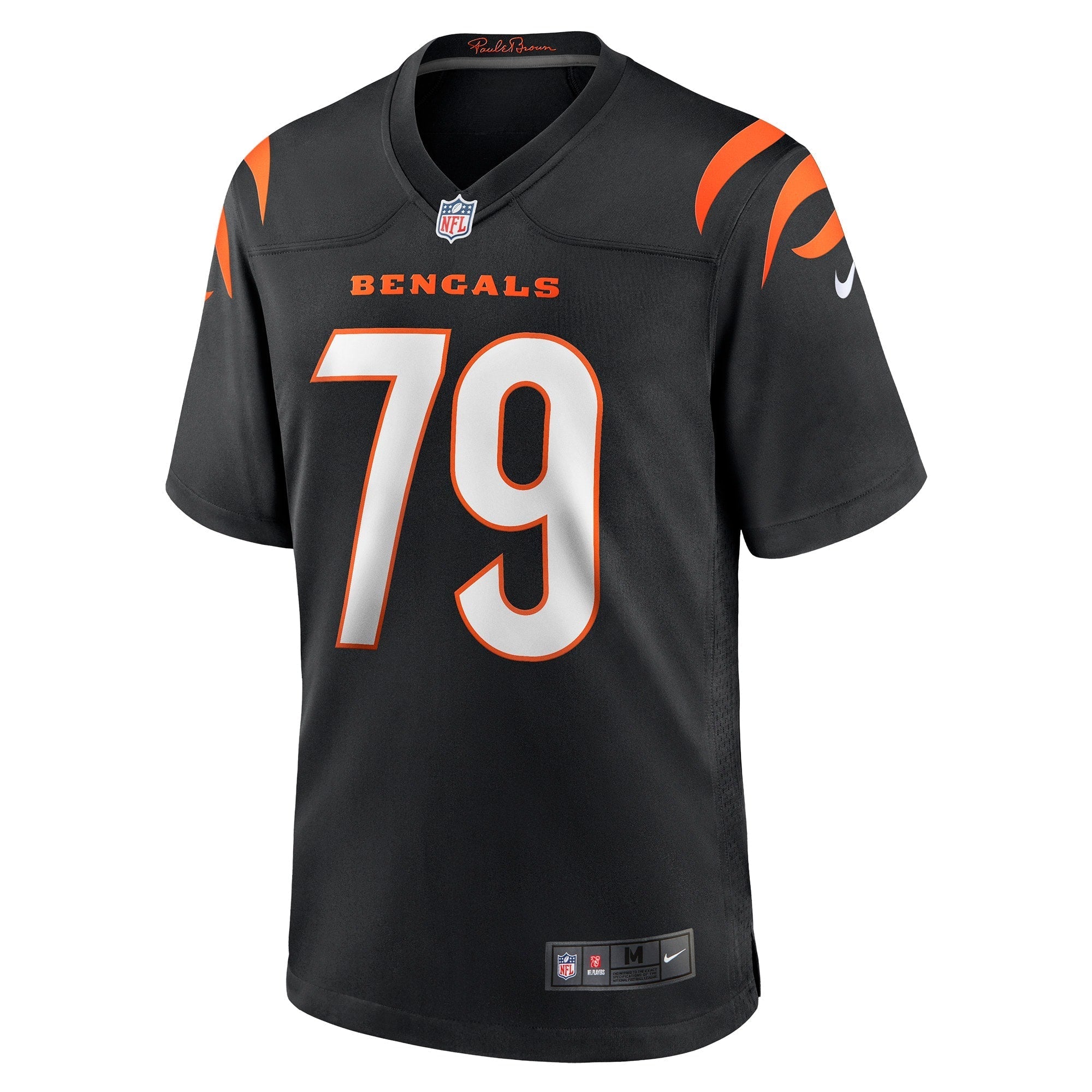 Men's Nike Jackson Carman Black Cincinnati Bengals Game Jersey
