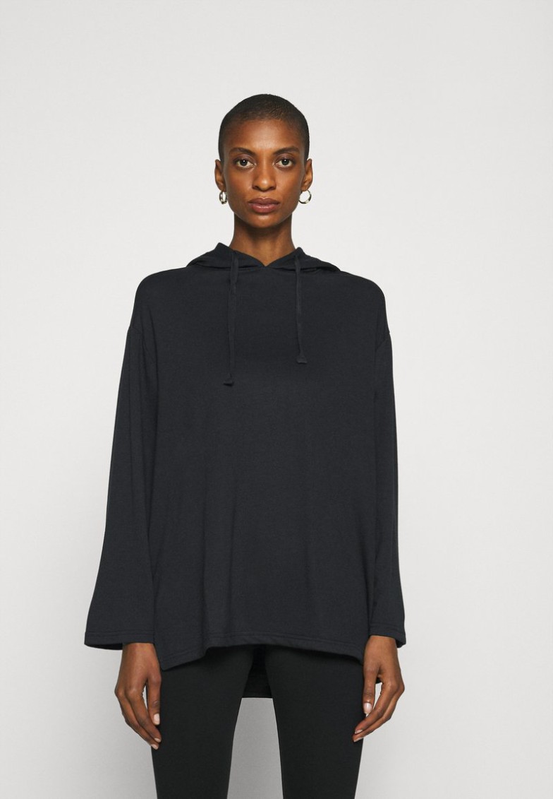 Clearance Anna Field Wide Sleeve Long Hoodie – Lightweight Hooded Sweater – Jersey Con Capucha – Black, Mujer 48
