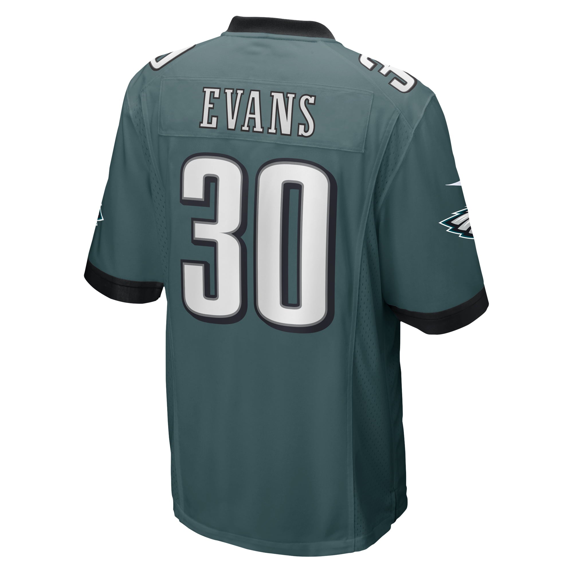 Men's Nike Justin Evans Midnight Green Philadelphia Eagles Game Player Jersey