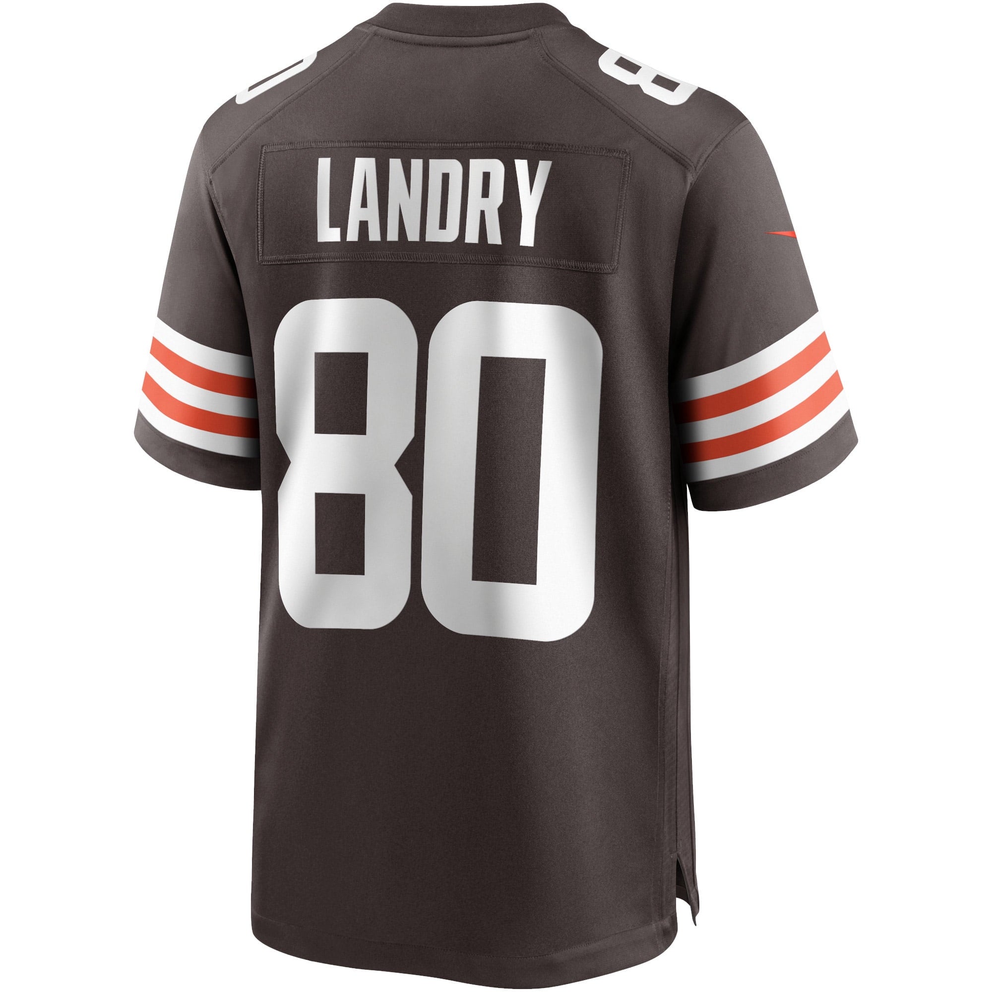 Men's Nike Jarvis Landry Brown Cleveland Browns Game Player Jersey