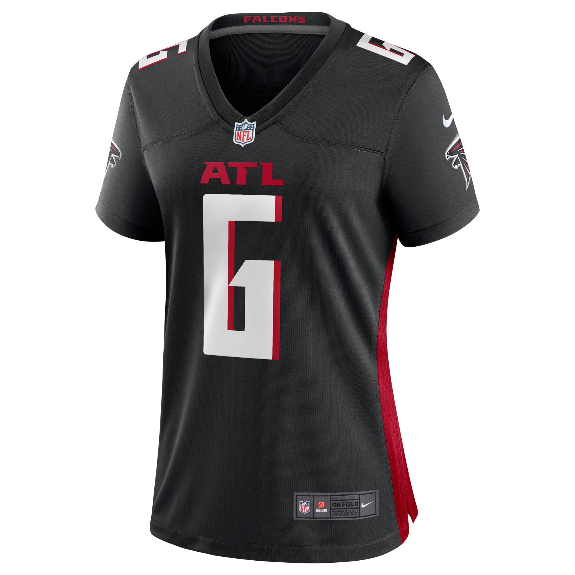Women's Nike Younghoe Koo Black Atlanta Falcons Team Game Jersey