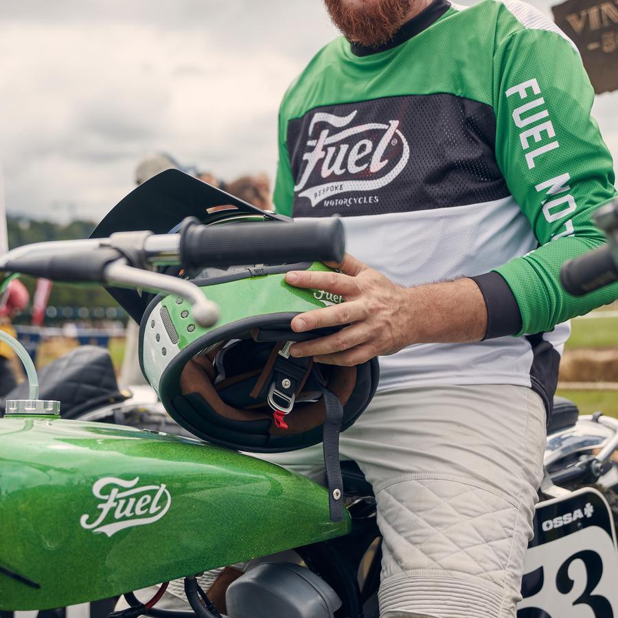 Sale FUEL MOTORCYCLES FUEL – “TURN LEFT” Enduro Jersey Long Sleeve T’s S