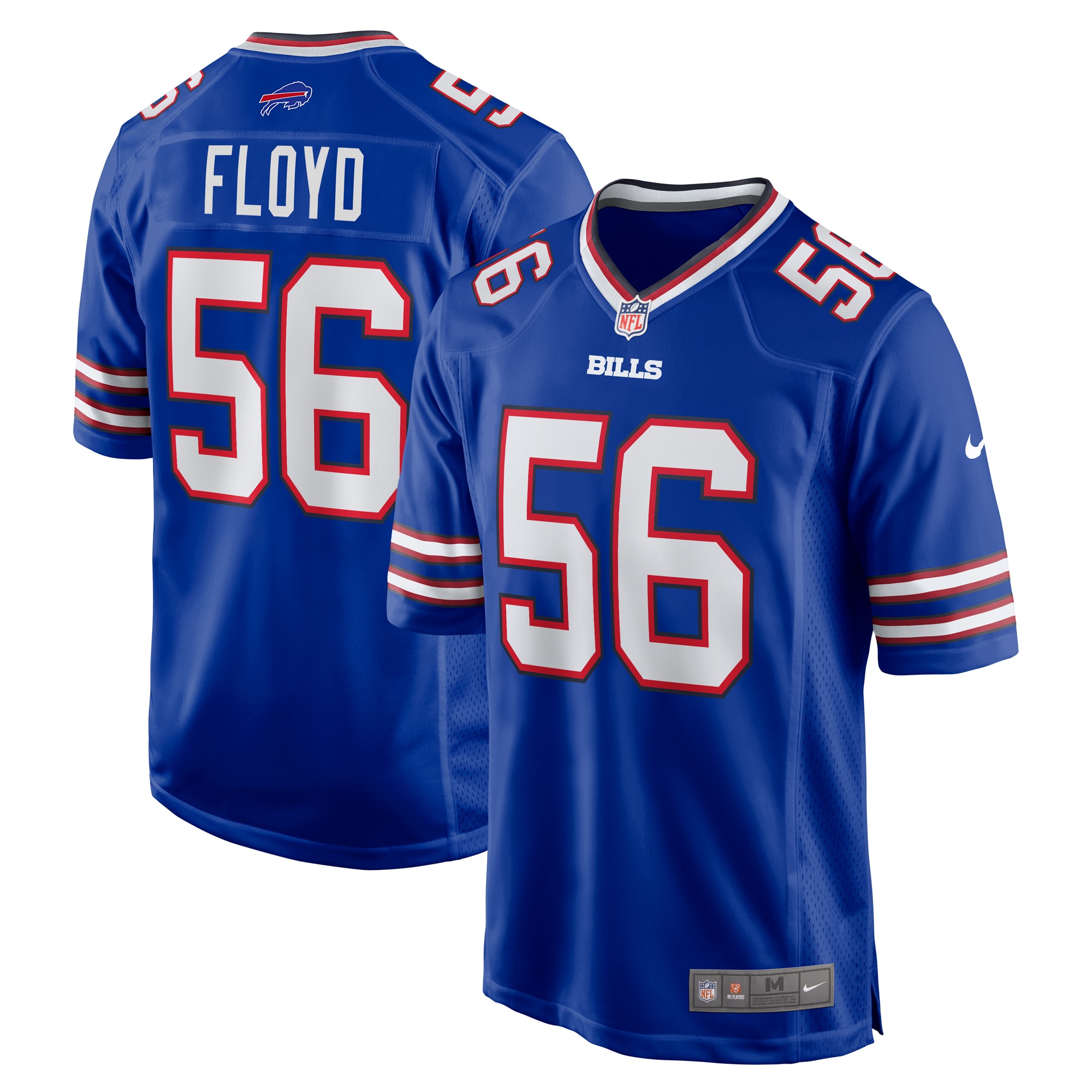 Leonard Floyd Buffalo Bills Nike Team Game Jersey -  Royal