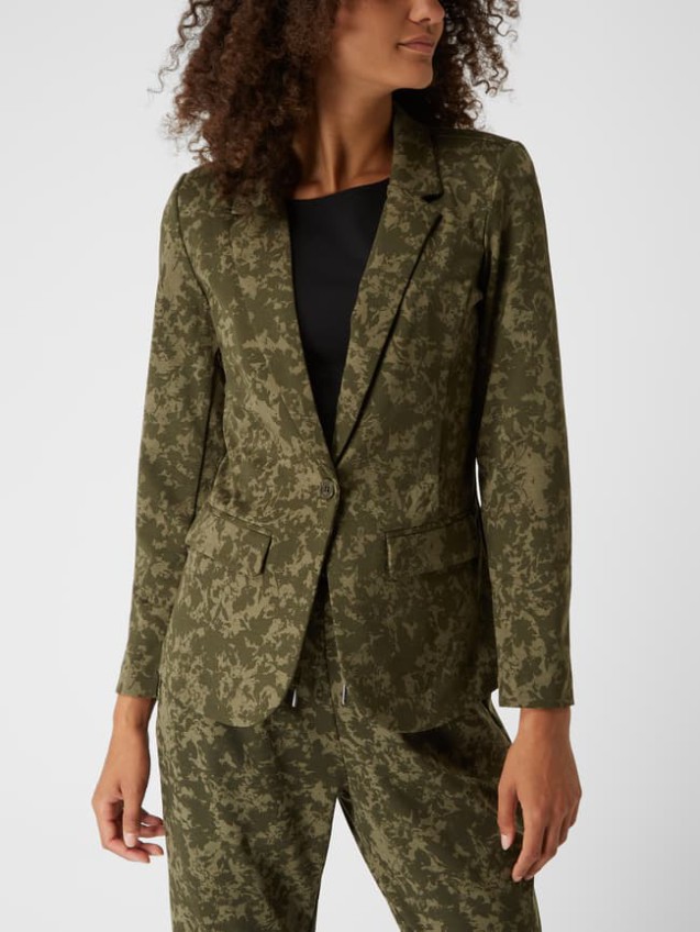 Clearance Fransa Blazer Aus Jersey Modell ‘Blenda’ – Olivgrün XS