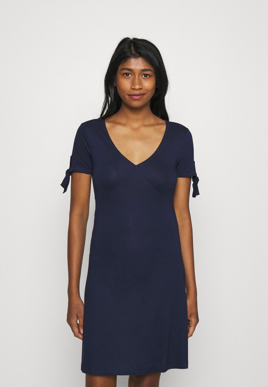 Sale Even&Odd Prix Dynamité Robe en jersey robes col en v profond femme XS