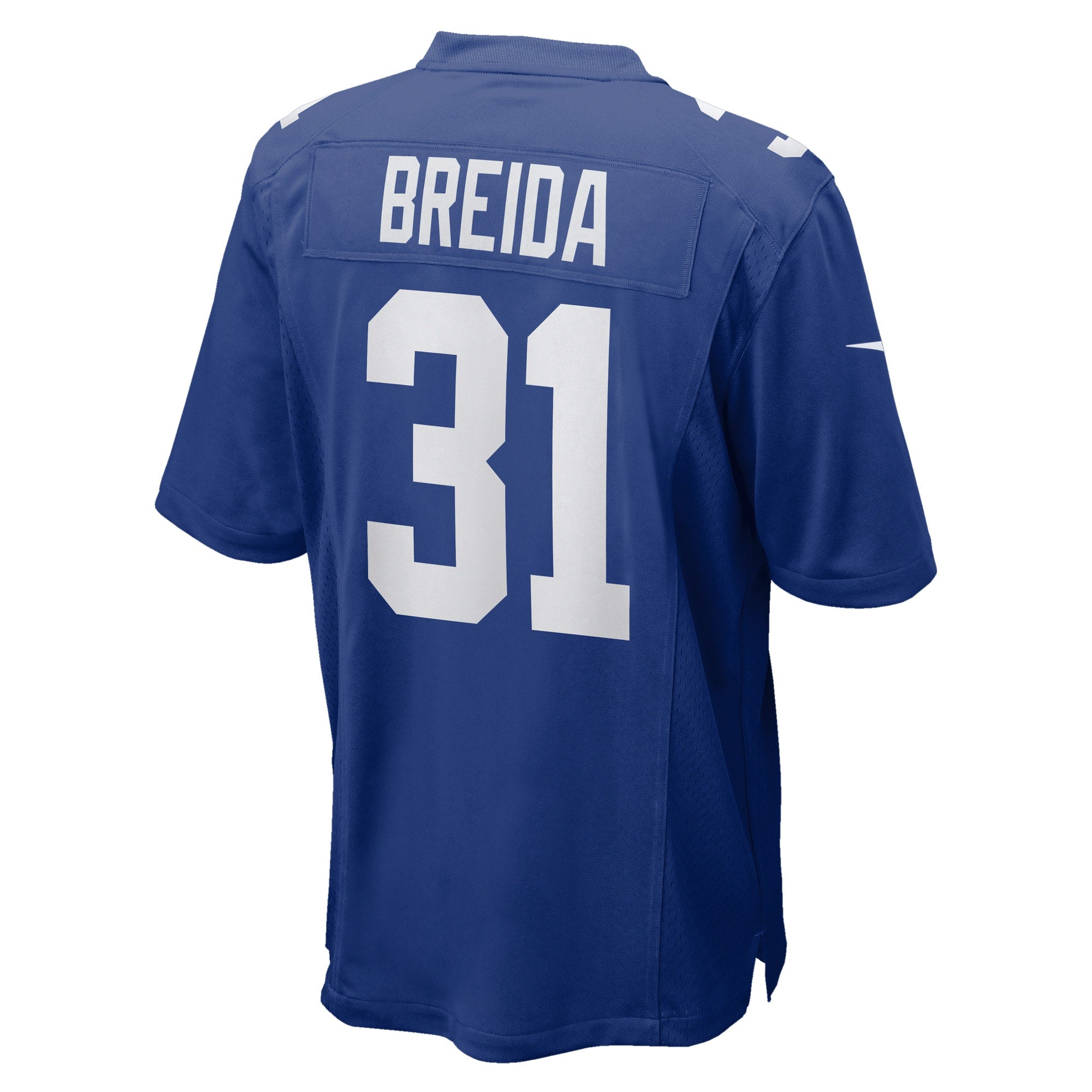 Men's Nike Matt Breida Royal New York Giants Game Jersey