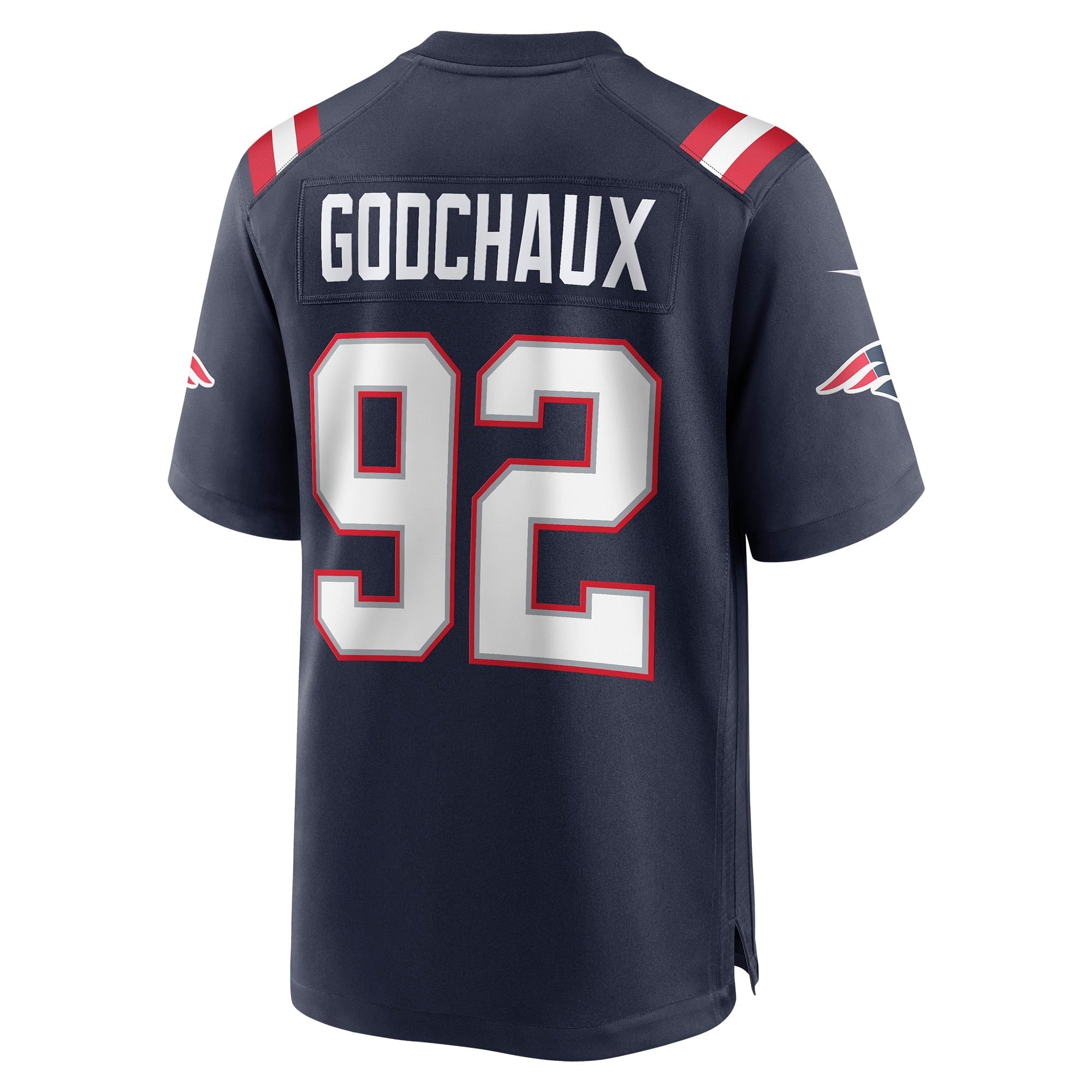 Men's Nike Davon Godchaux Navy New England Patriots Game Jersey