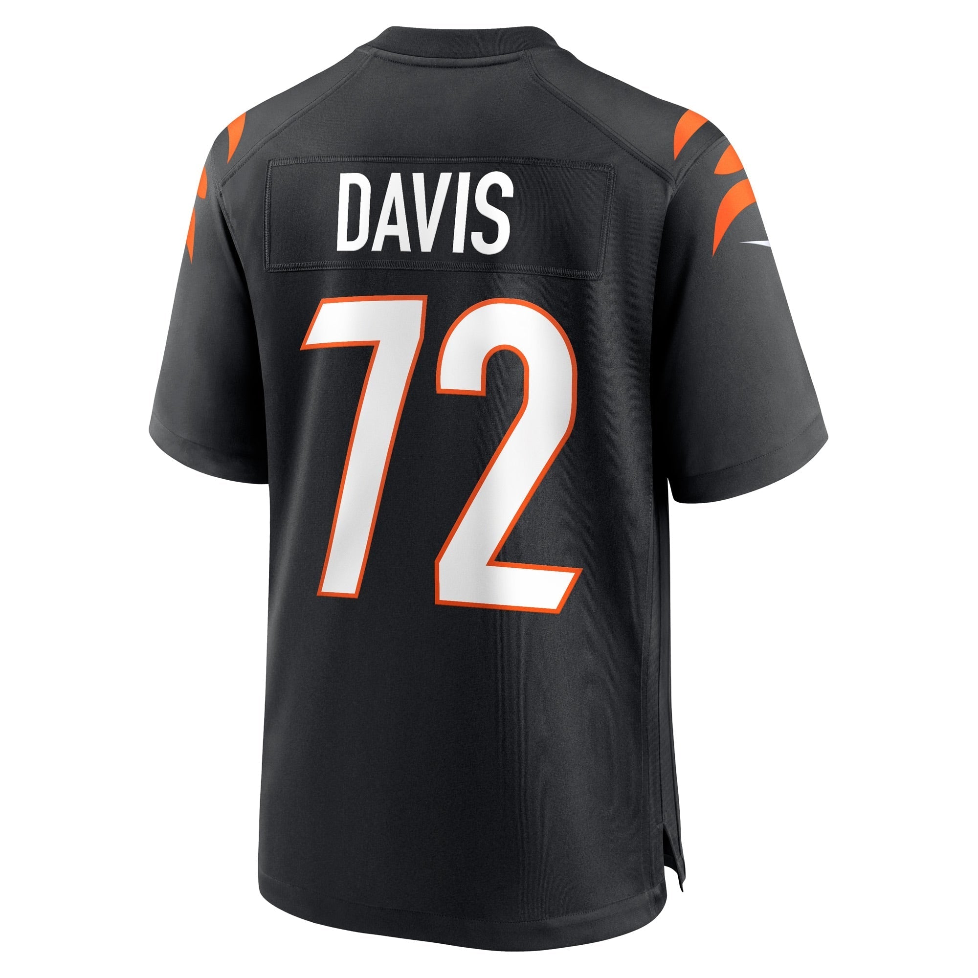 Men's Nike Domenique Davis Black Cincinnati Bengals Game Player Jersey