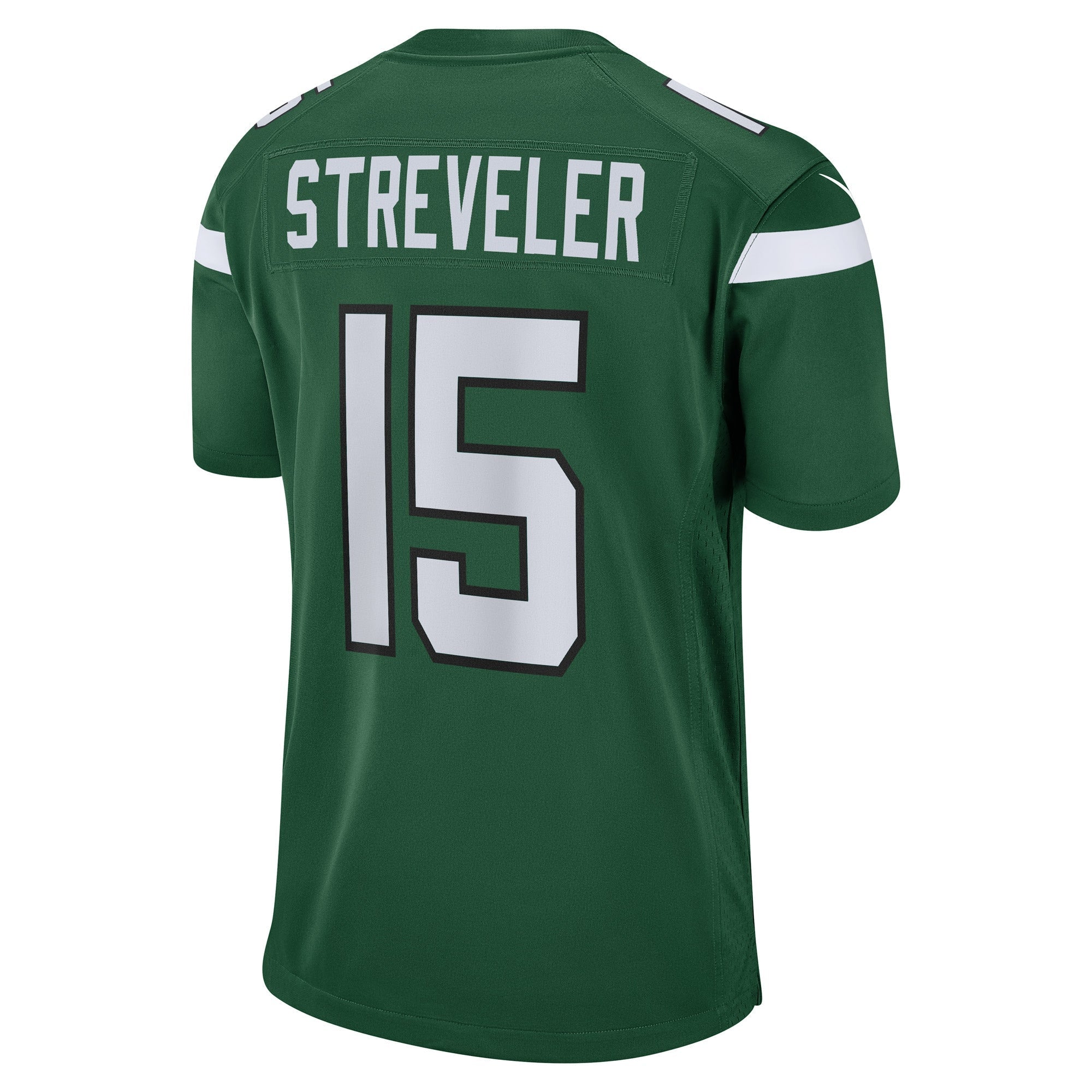 Men's Nike Chris Streveler Gotham Green New York Jets Game Player Jersey