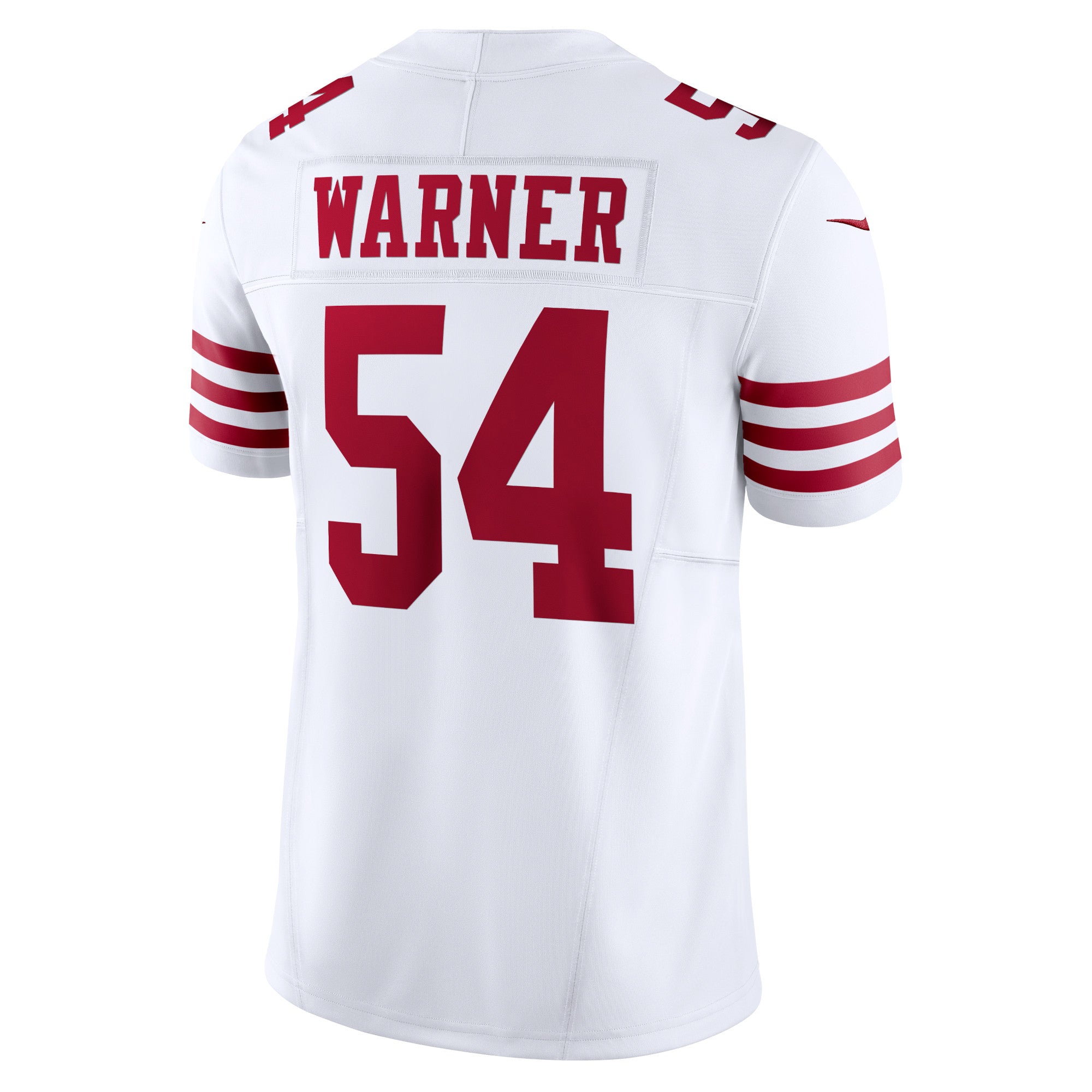 Men's Nike Fred Warner White San Francisco 49ers  Vapor F.U.S.E. Limited Jersey