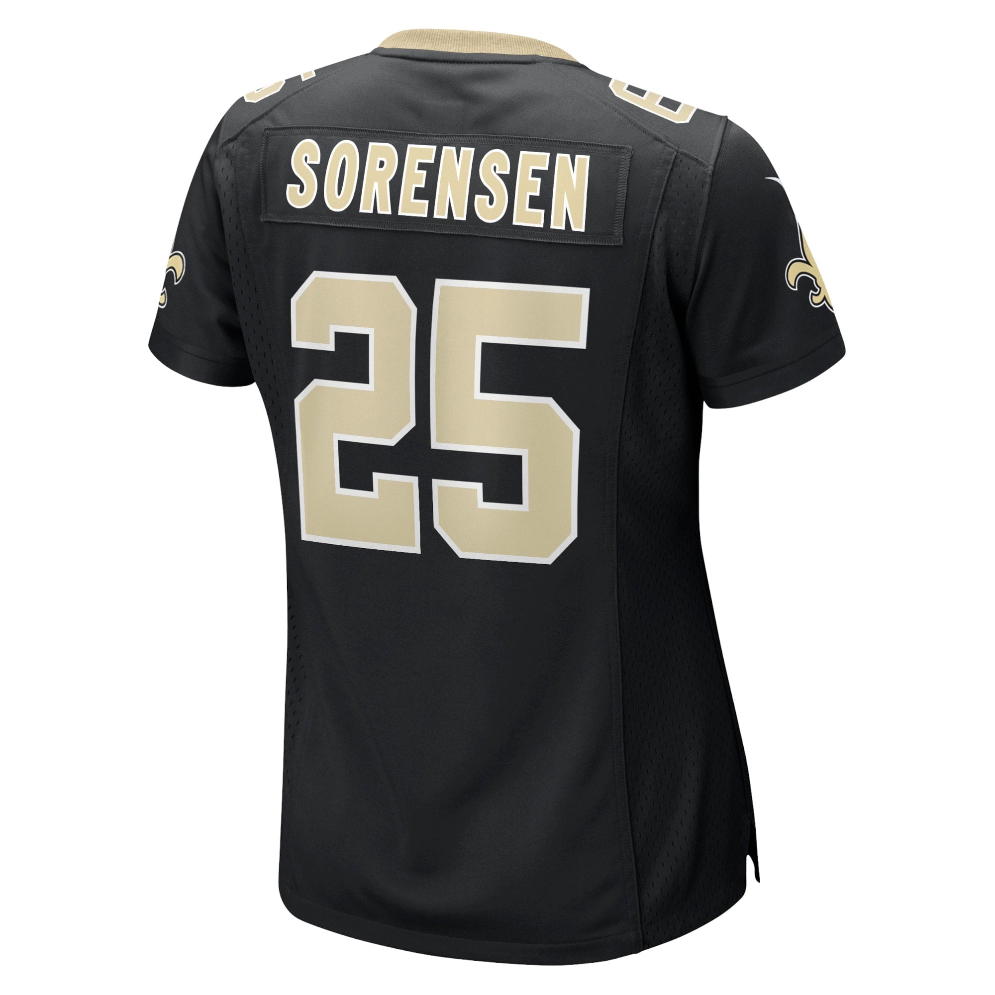 Men's Nike Daniel Sorensen Black New Orleans Saints Player Game Jersey