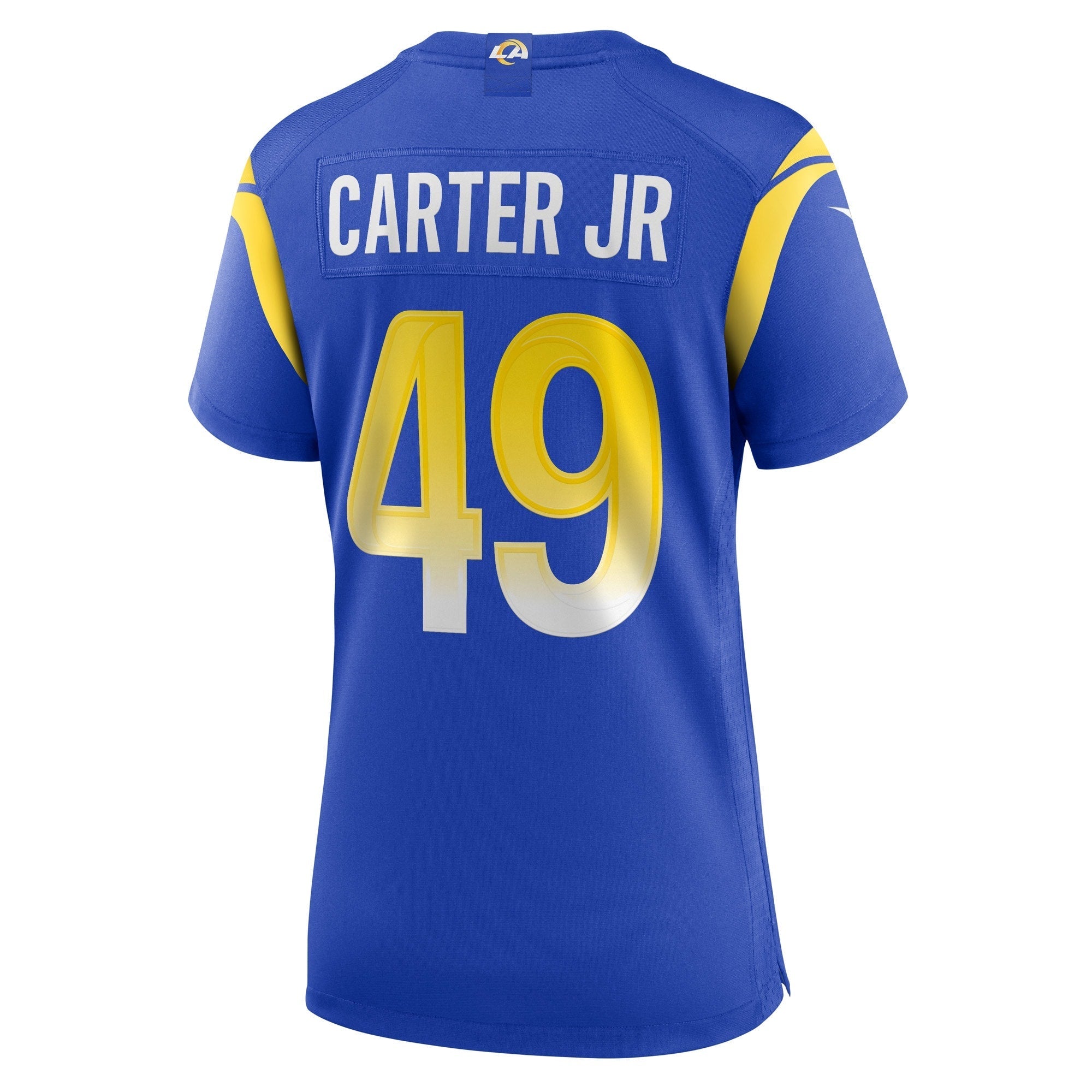 Women's Nike Roger Carter Jr. Royal Los Angeles Rams Game Player Jersey