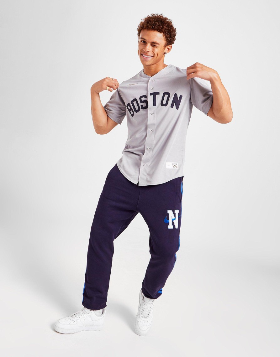 Outlet Nike MLB Boston Red Sox Cooperstown Jersey Grå S