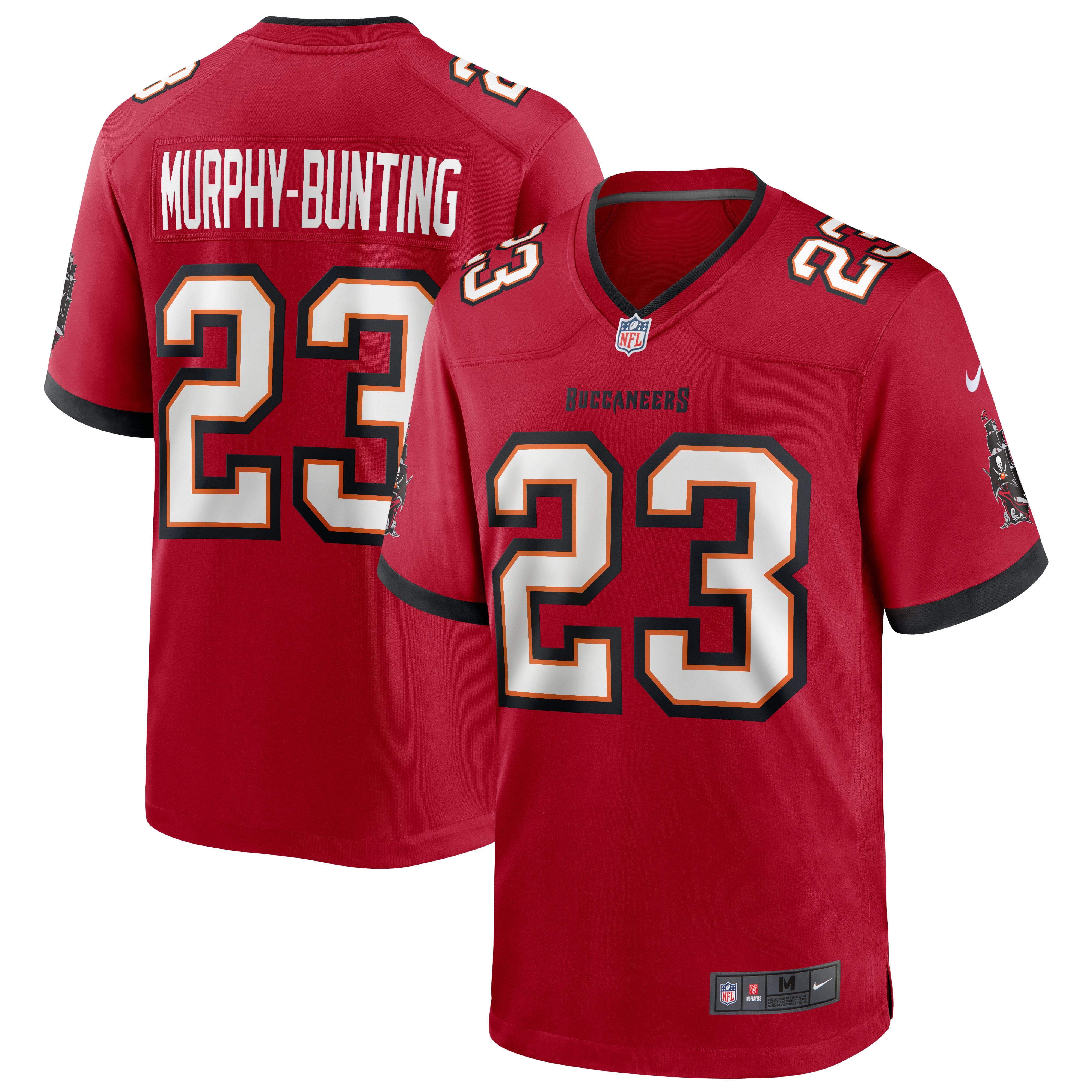 Men's Nike Sean Murphy-Bunting Red Tampa Bay Buccaneers Team Game Jersey