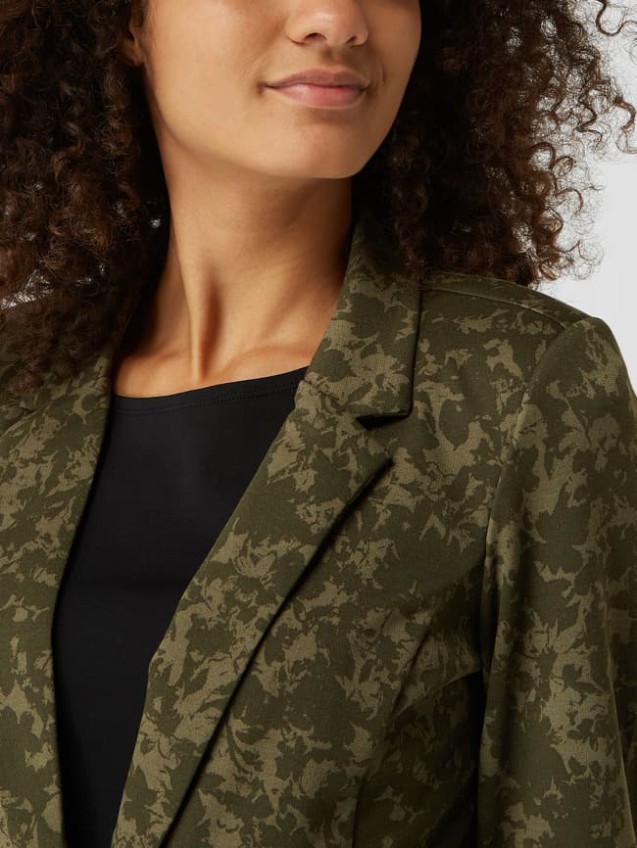 Clearance Fransa Blazer Aus Jersey Modell ‘Blenda’ – Olivgrün XS