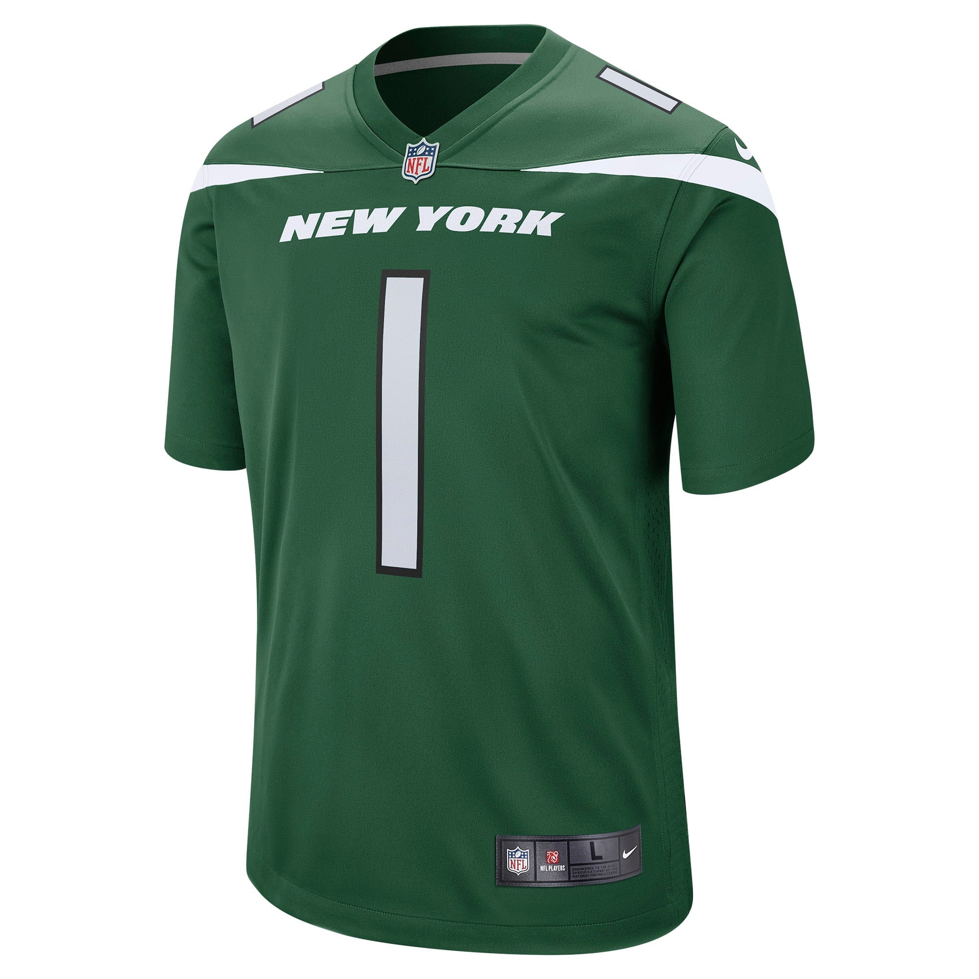 Men's Nike Ahmad Sauce Gardner Green New York Jets Player Game Jersey