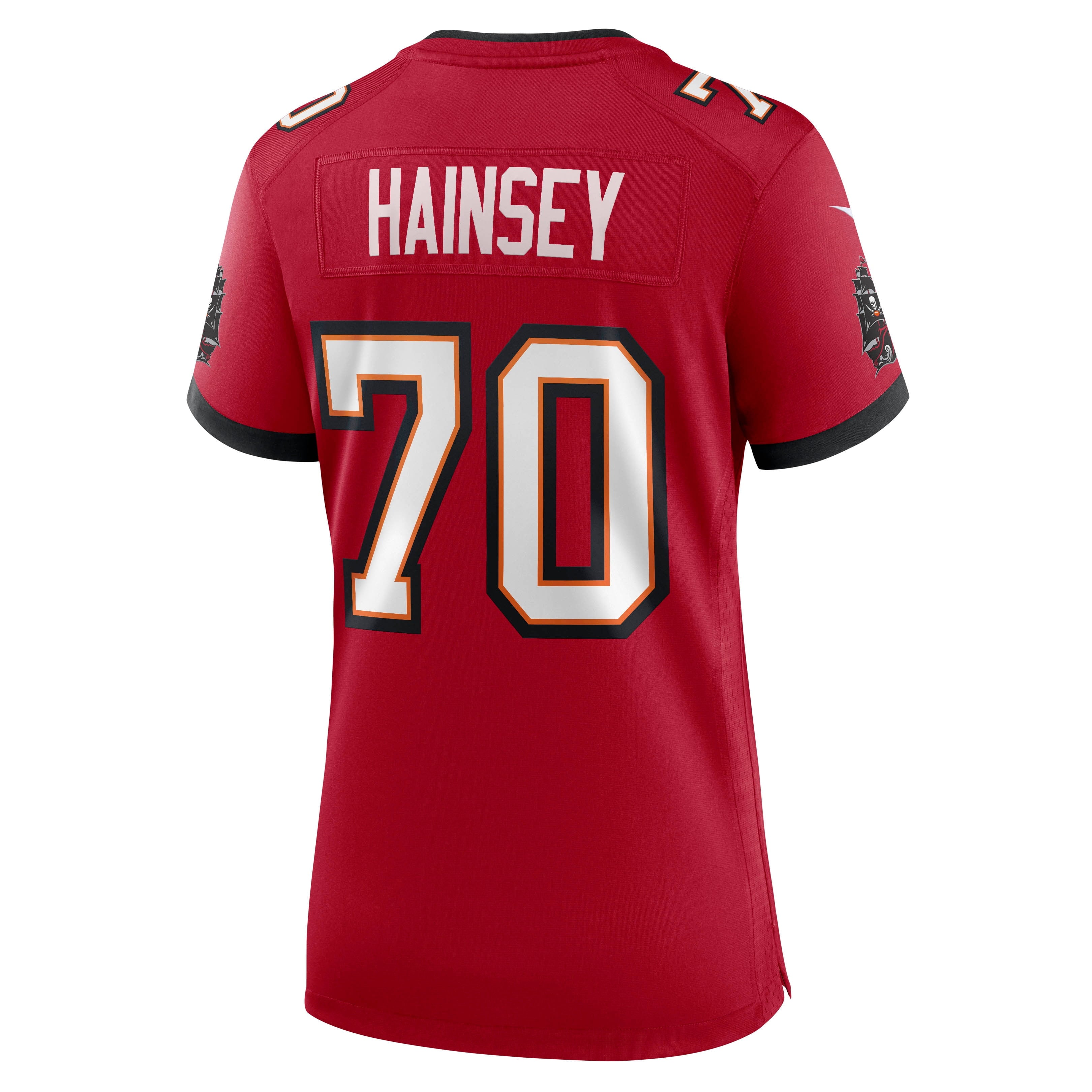 Women's Nike Robert Hainsey Red Tampa Bay Buccaneers Game Jersey