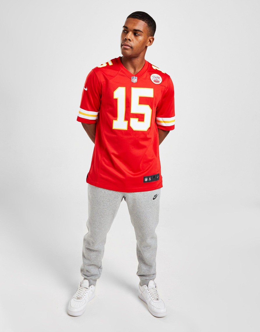 Sale Nike NFL Kansas City Chiefs Mahomes #15 Jersey Rød S