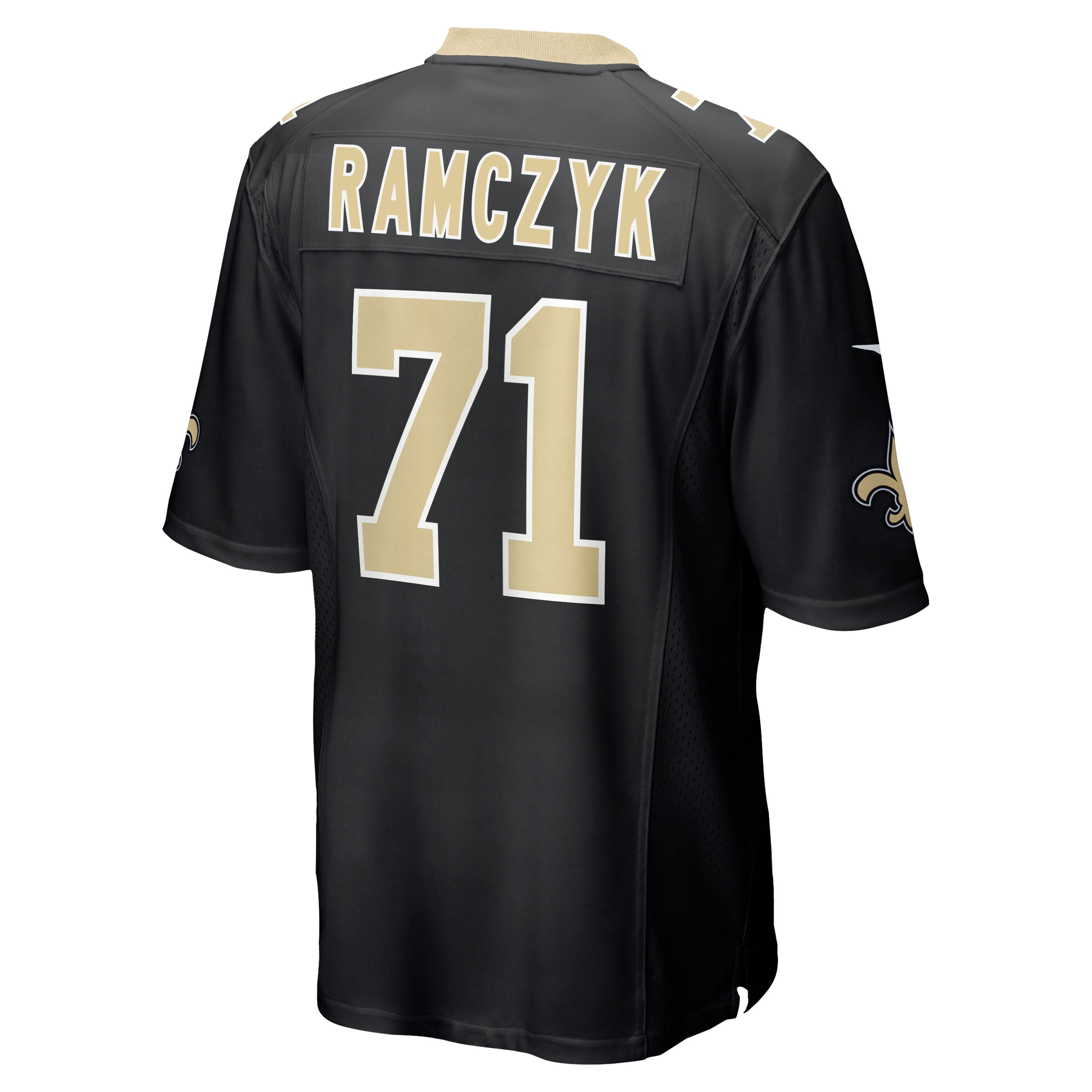Men's Nike Ryan Ramczyk Black New Orleans Saints Game Jersey