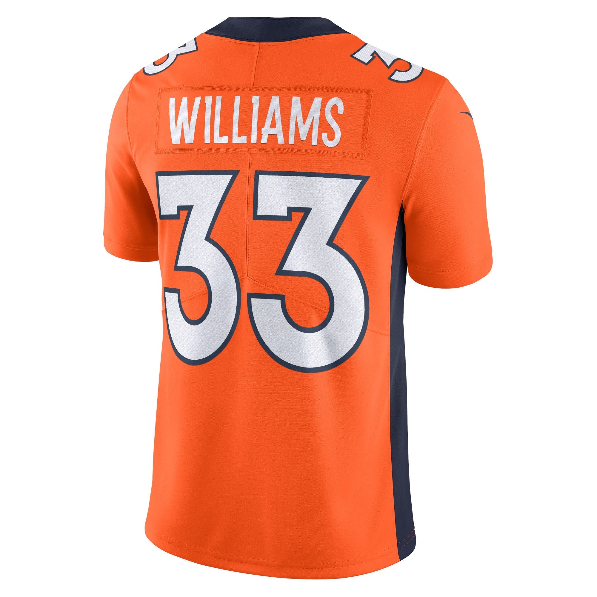 Men's Nike Javonte Williams Orange Denver Broncos  Vapor Untouchable Limited Jersey