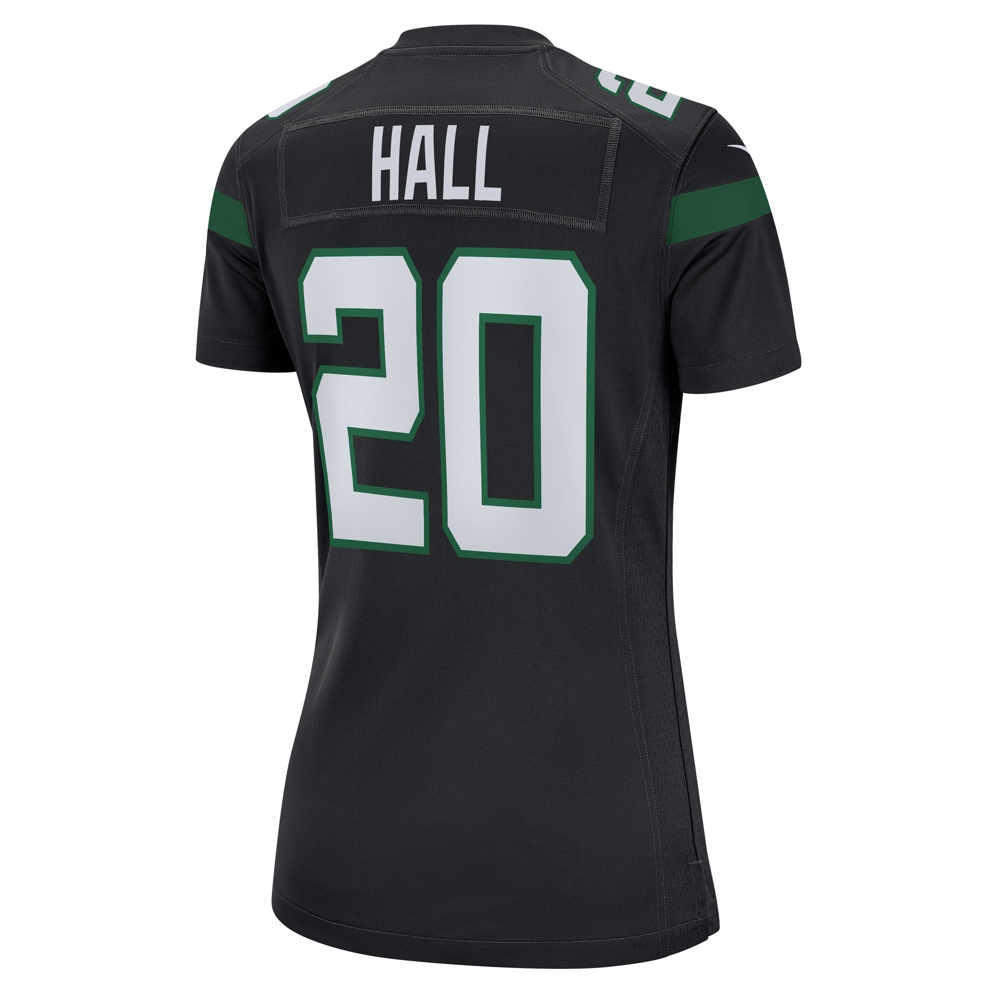 Women's Nike Breece Hall Stealth Black New York Jets Alternate Game Player Jersey