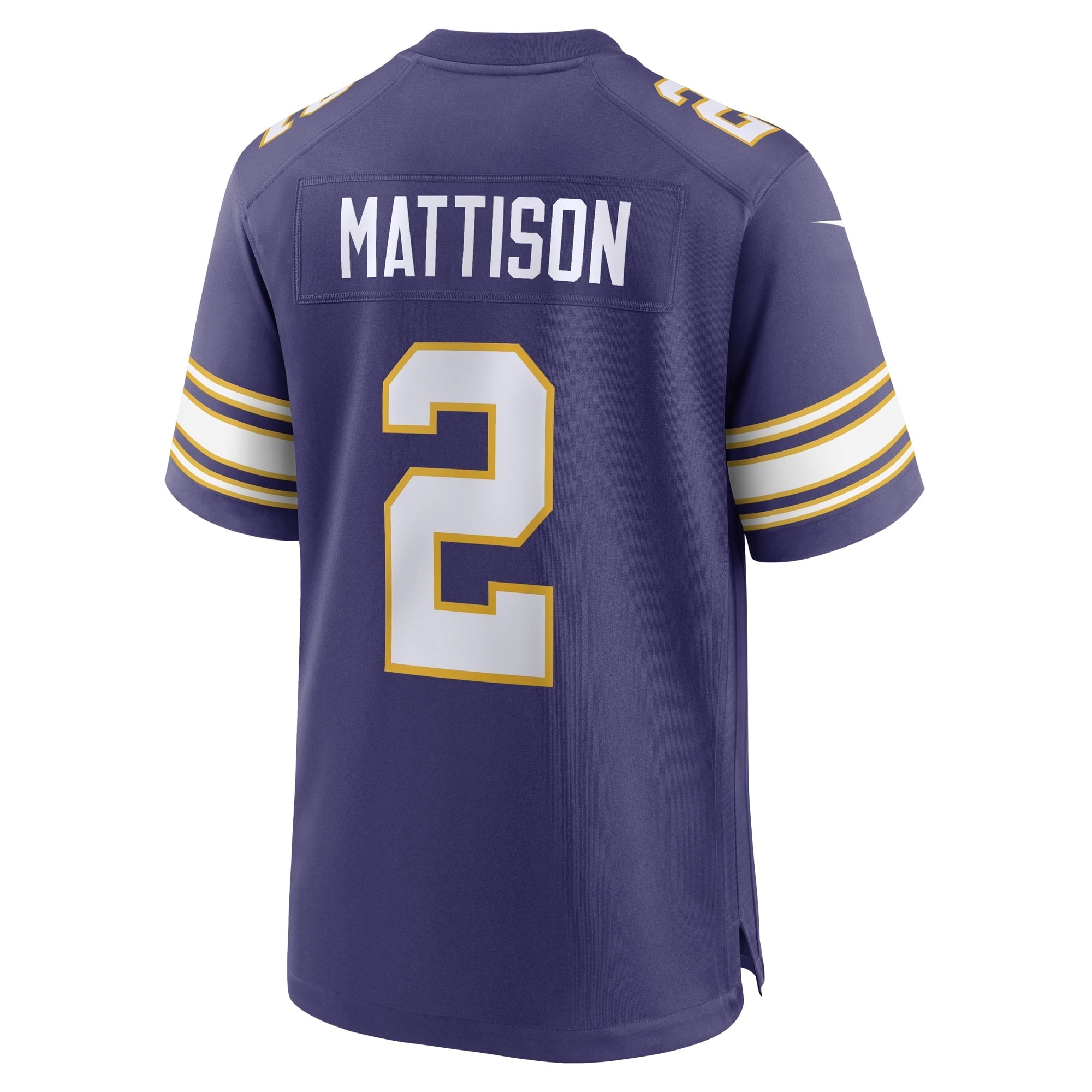 Men's Nike Alexander Mattison Purple Minnesota Vikings Classic Player Game Jersey