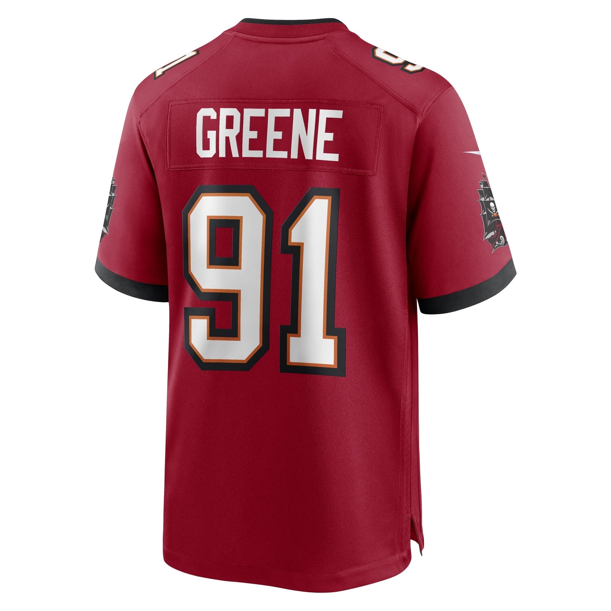 Men's Nike Mike Greene Red Tampa Bay Buccaneers Game Player Jersey