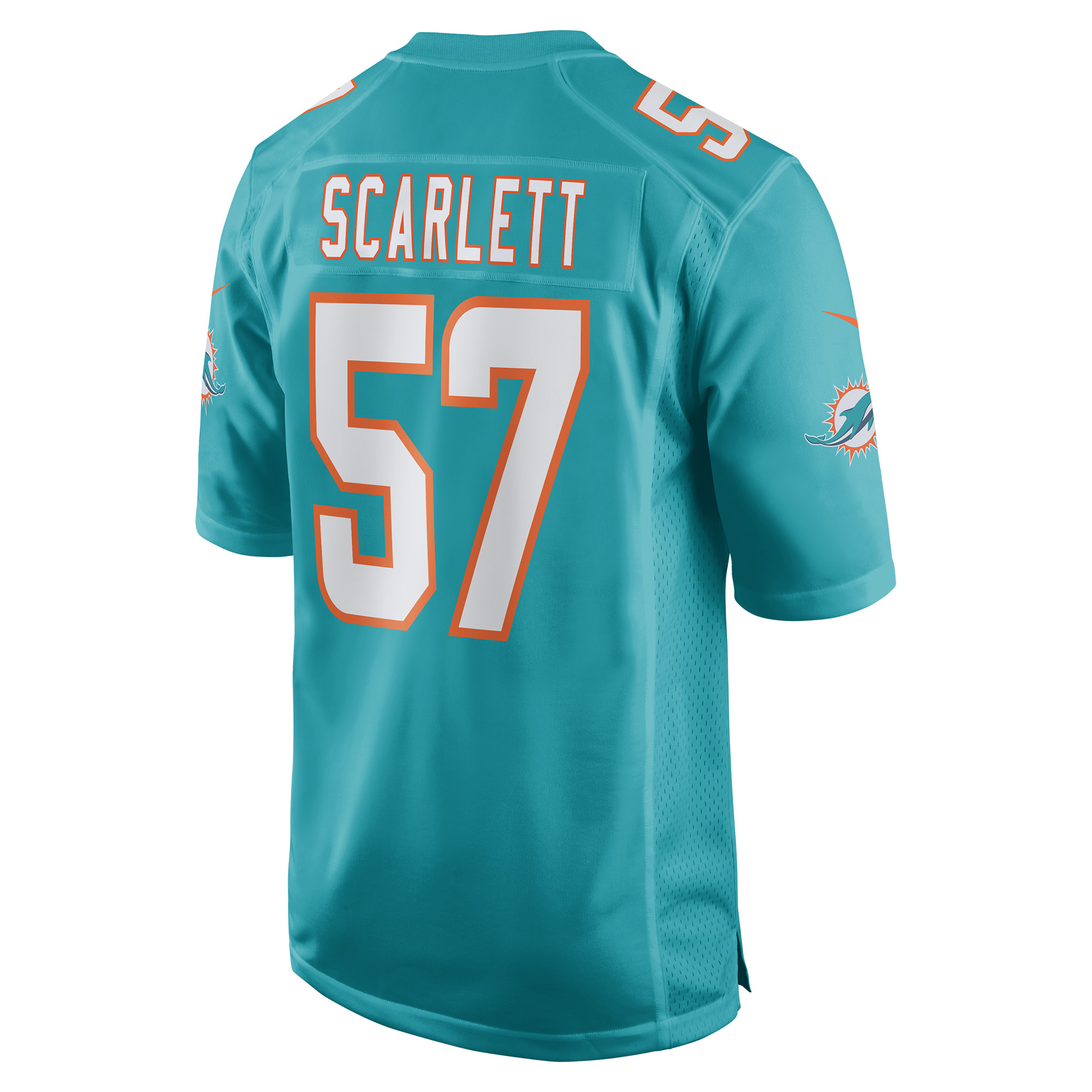 Brennan Scarlett Miami Dolphins Nike Game Jersey - Aqua