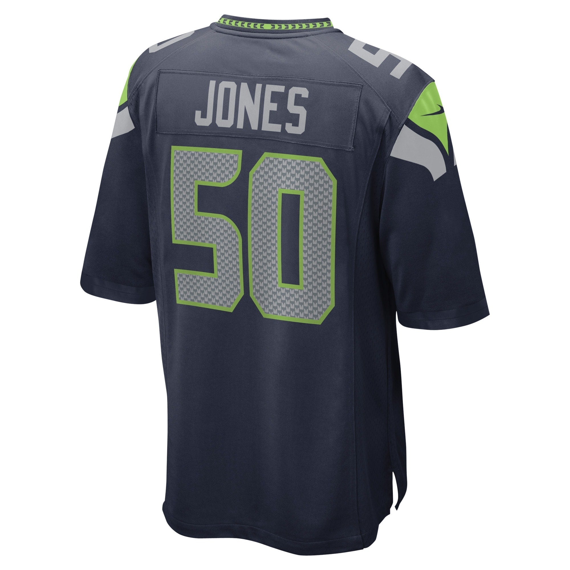 Men's Nike Vi Jones College Navy Seattle Seahawks Game Player Jersey