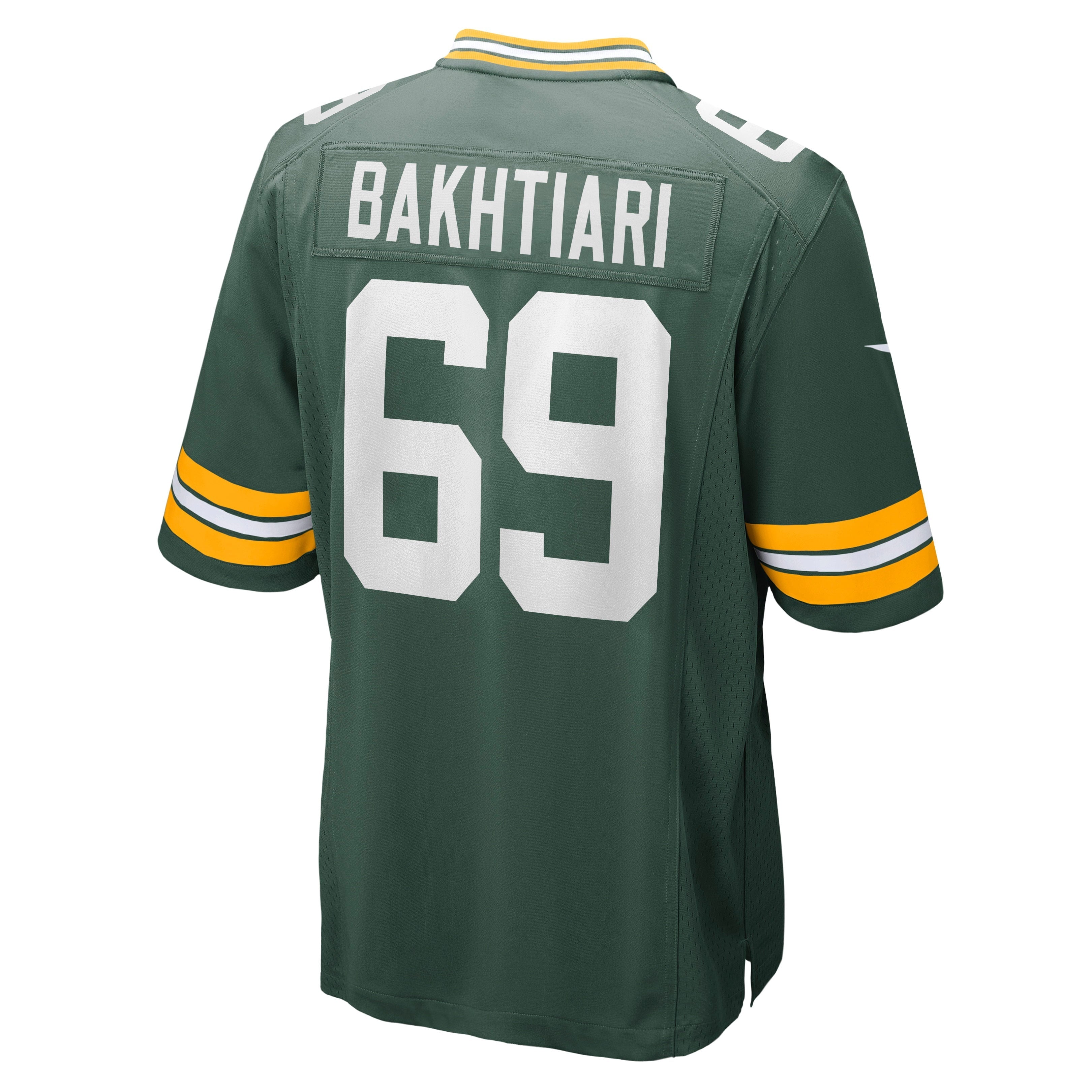 Men's Nike David Bakhtiari Green Green Bay Packers Game Jersey