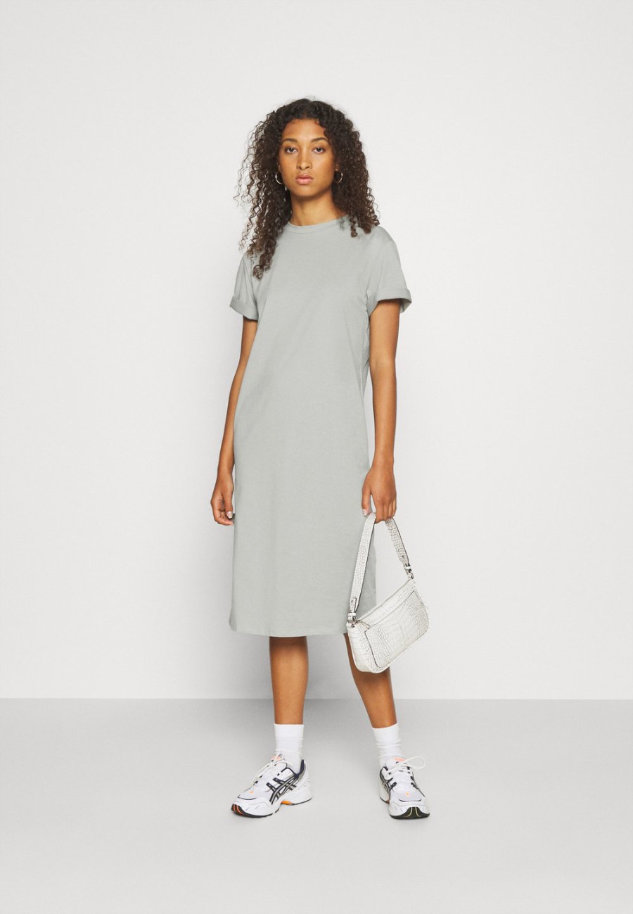 Outlet Garantie De Qualité 100% Even&Odd Basic midi Jerseykleid – Robe en jersey robes col rond femme XS
