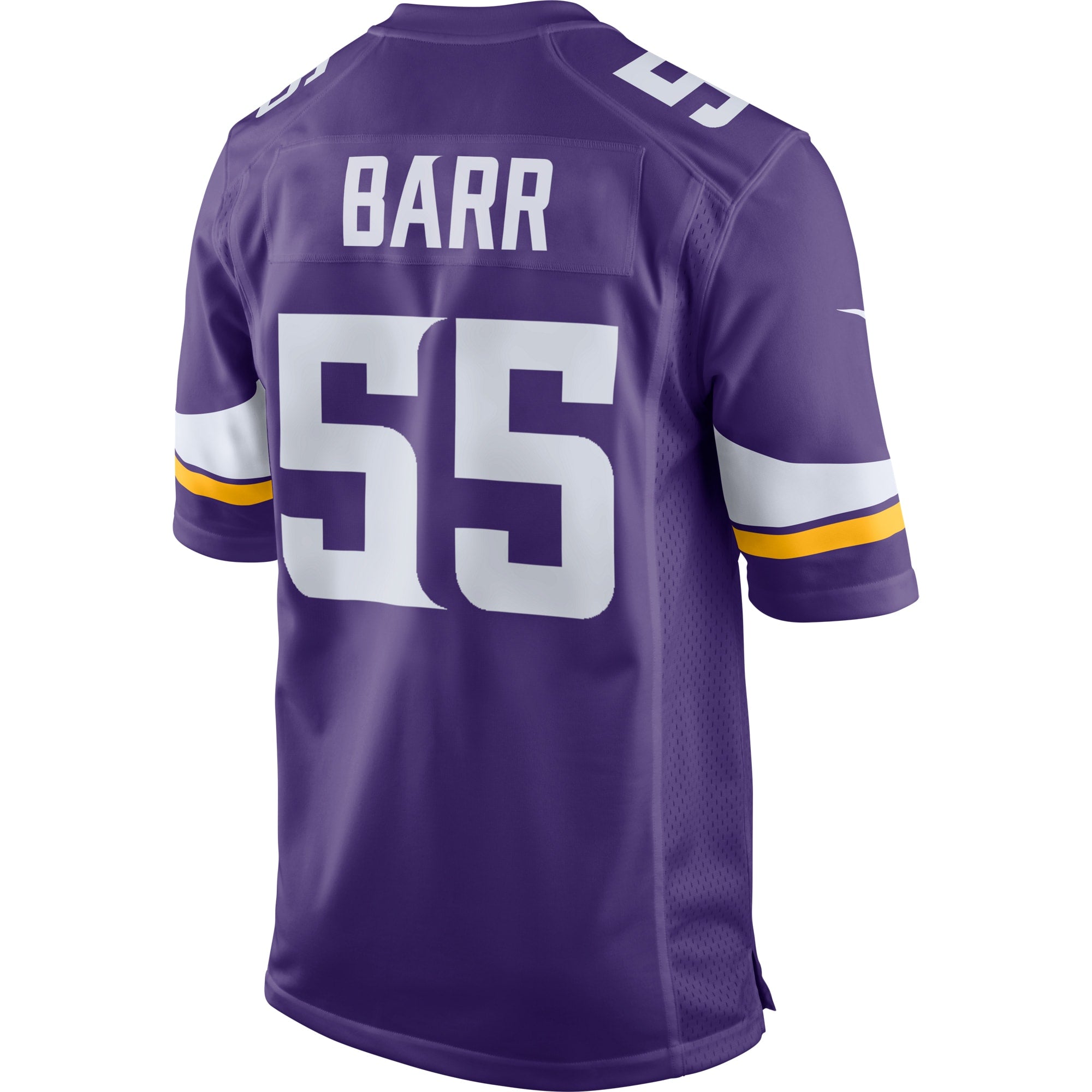 Men's Nike Anthony Barr Purple Minnesota Vikings Game Jersey