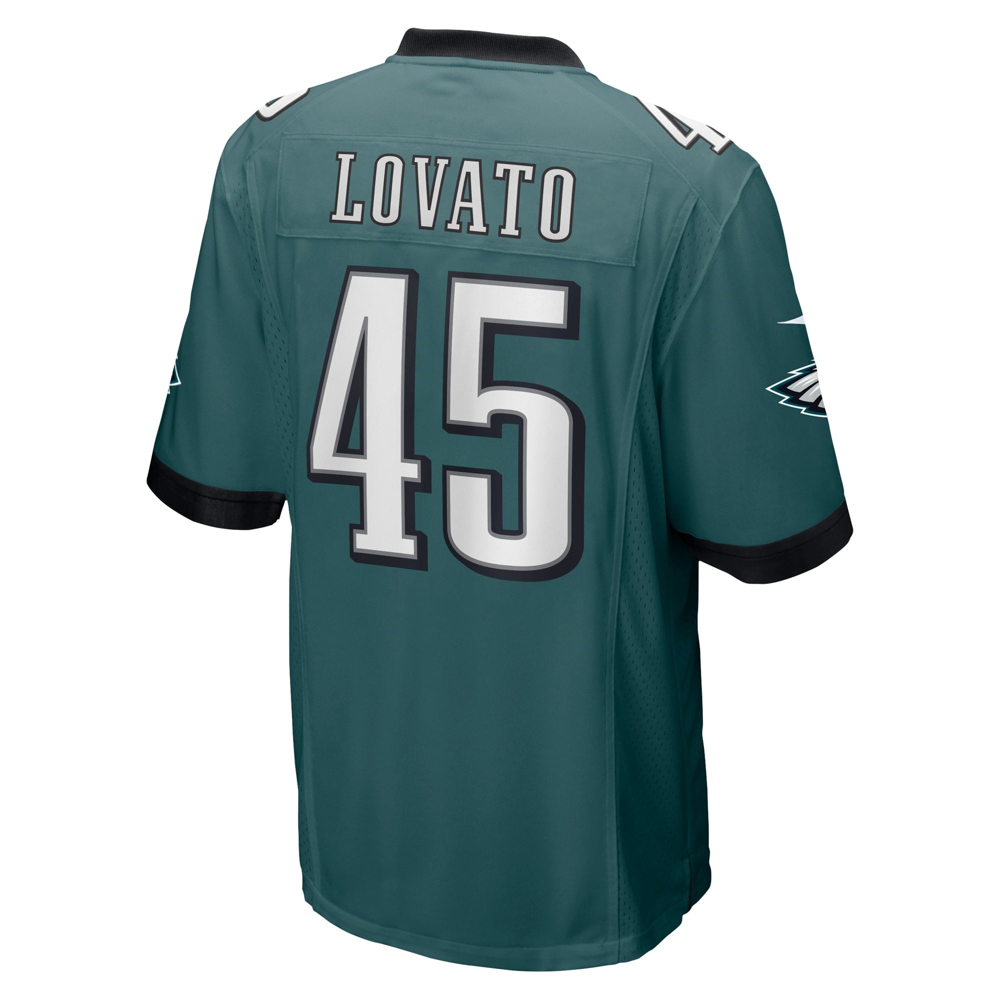 Men's Nike Rick Lovato Midnight Green Philadelphia Eagles Game Jersey