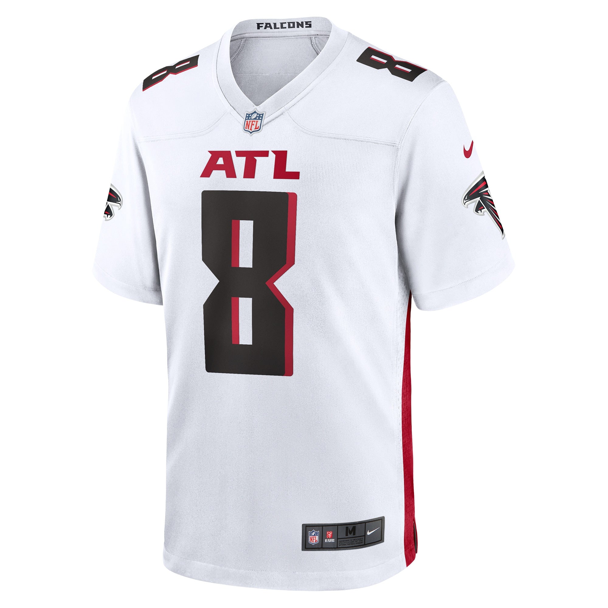 Men's Nike Kyle Pitts White Atlanta Falcons Game Player Jersey